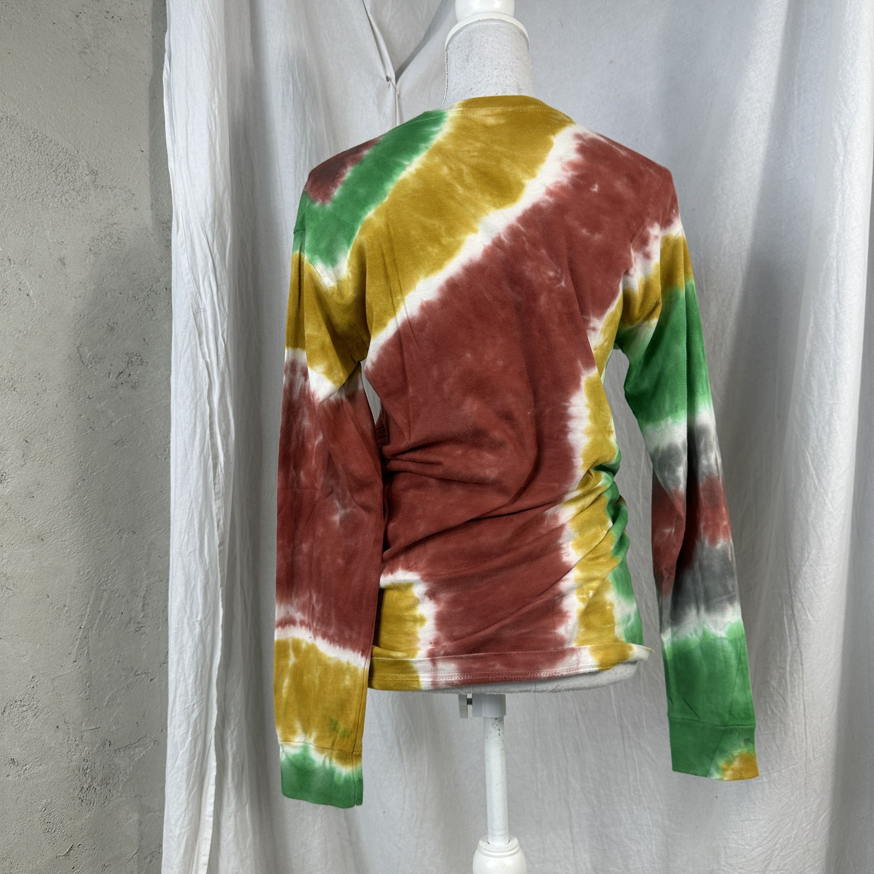 Huf × Vintage Vintage Streetwear Y2K Casual Tie-Dye HUF Longsleeve Size US S / EU 44-46 / 1 - 2 Thumbnail
