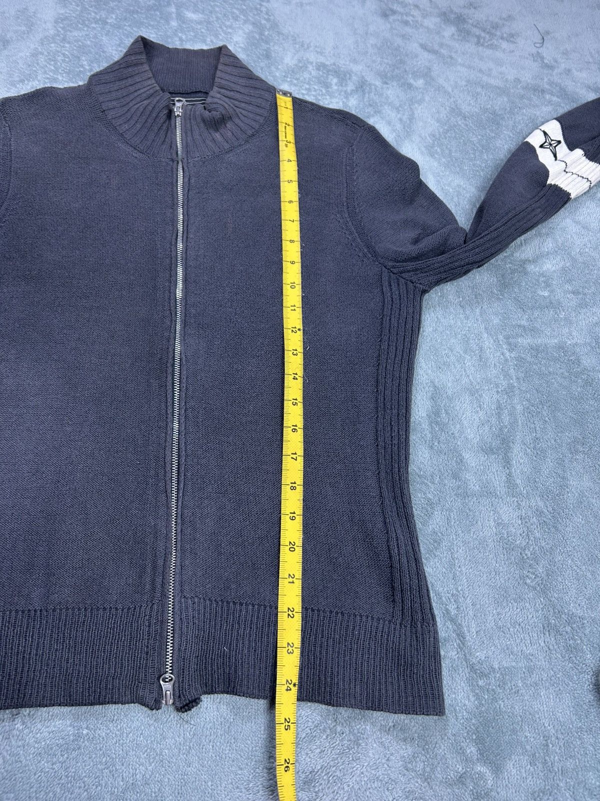 Stone Island Stone Island Denim Knit Zipper Jacket Size US S / EU 44-46 / 1 - 11 Thumbnail