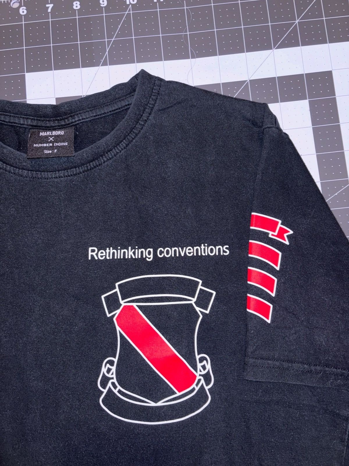 Number (N)ine Marlboro X Number (N)ine “Rethinking conventions” Tee Size US M / EU 48-50 / 2 - 4 Thumbnail