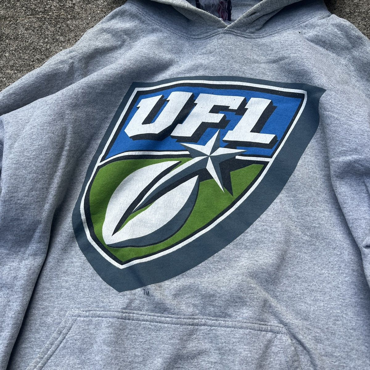 Vintage Vintage UFL Grey Park 7 Hoodie Size XL Size US XL / EU 56 / 4 - 4 Thumbnail