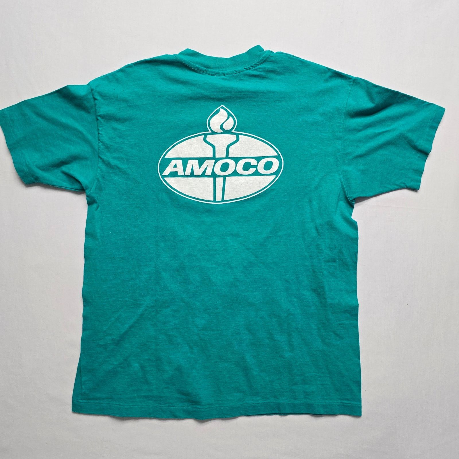 Vintage Vintage Charity Shirt Amoco Oil Sponsor Teal XL Tee Size US XL / EU 56 / 4 - 6 Thumbnail