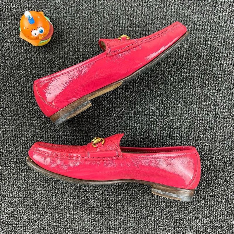 Gucci Gucci Leather Slip-On Loafers for Women -2508 Size US 6 / IT 36 - 3 Thumbnail