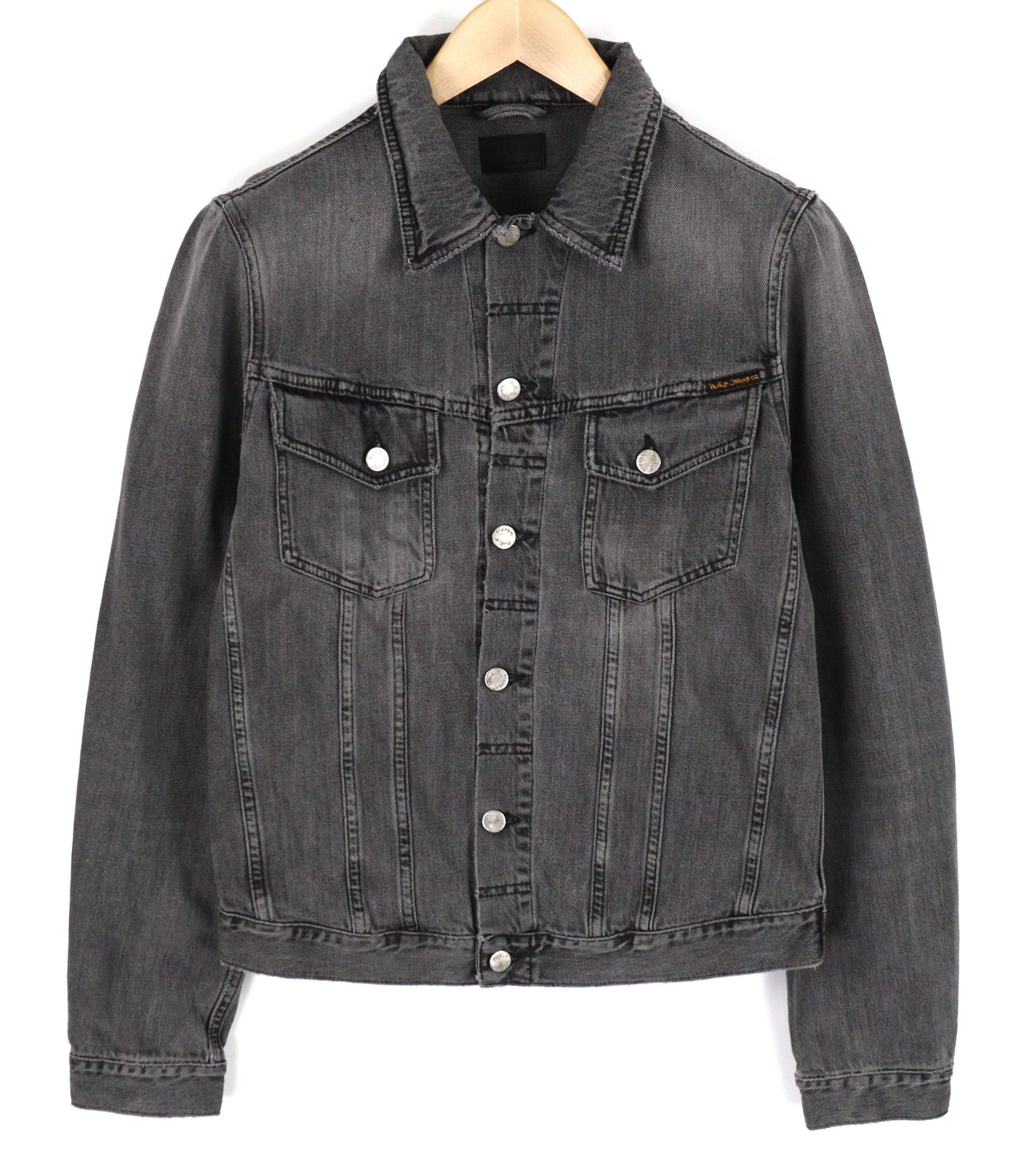 Nudie Jeans BILLY M Desolation Grey Polo Pockets Mid Jacket 82453 Size US M / EU 48-50 / 2 - 1 Thumbnail