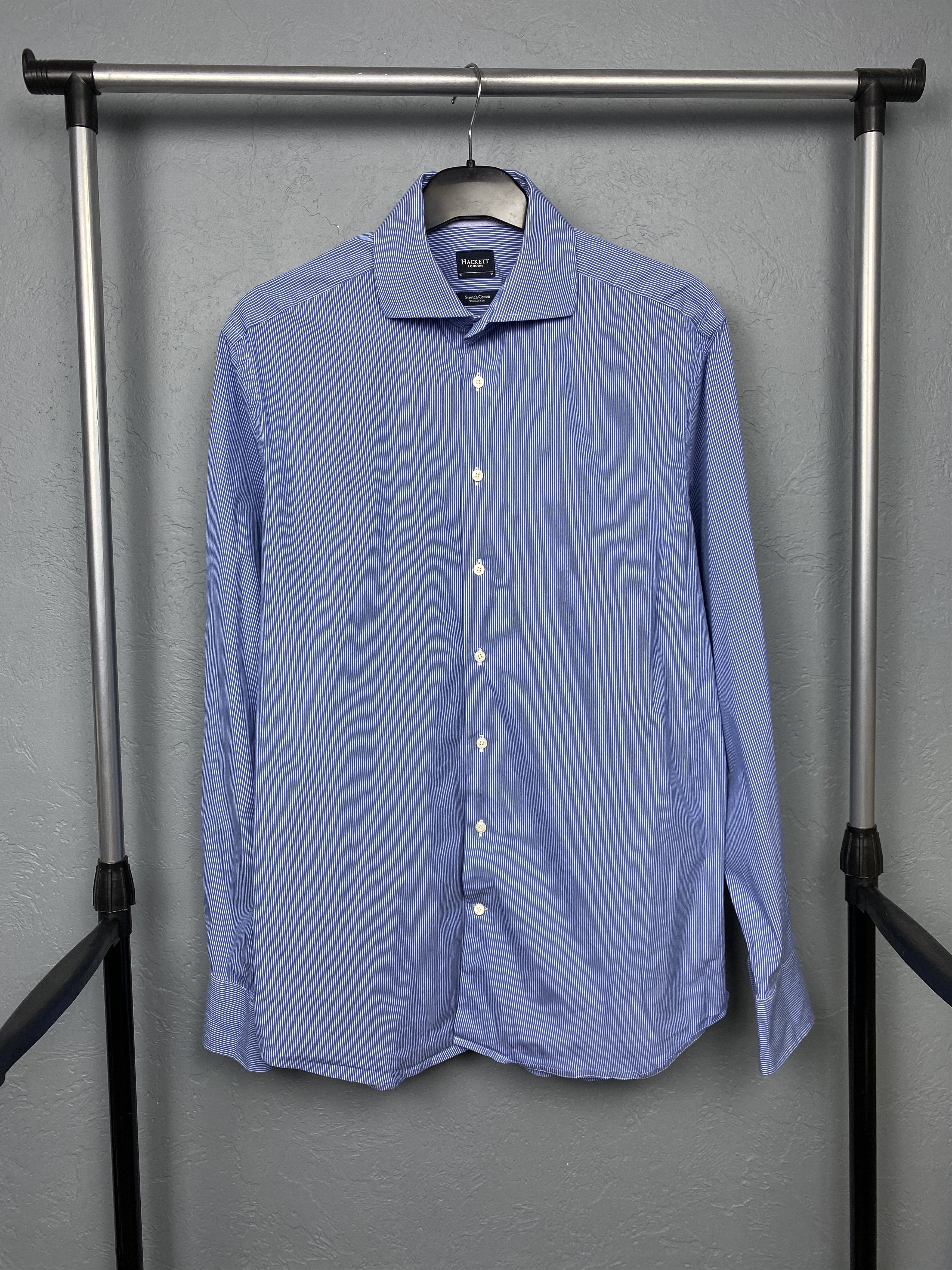 Hackett Hackett Vintage Mens Striped Long Sleeve Shirt Size US L / EU 52-54 / 3 - 1 Thumbnail