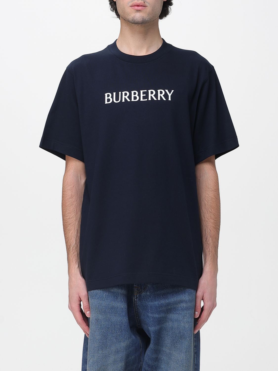 Burberry Burberry T-Shirt Men Navy Size US XL / EU 56 / 4 - 1 Thumbnail