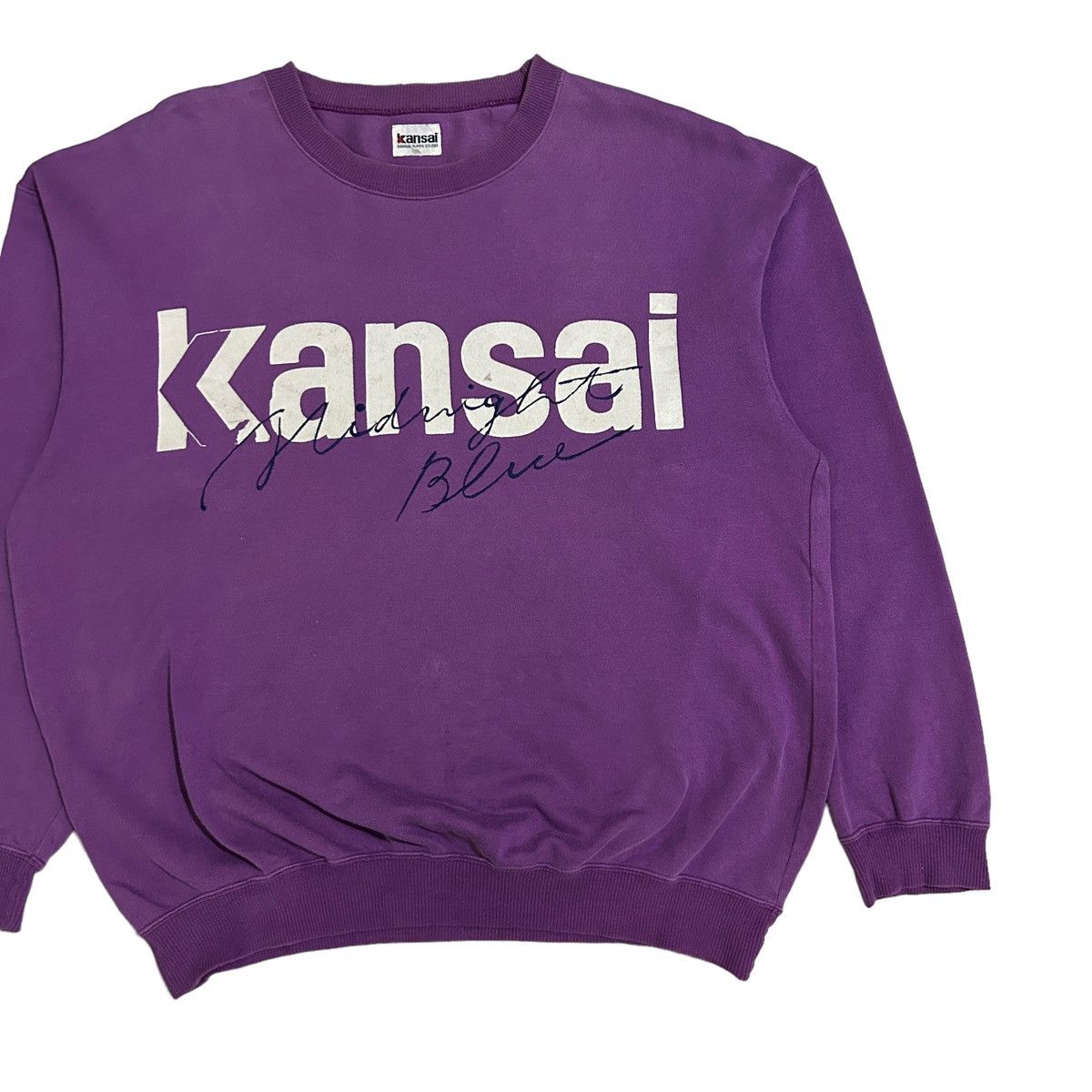 Japanese Brand 1990s Kansai Yamamoto - Midnight Blue Size US XL / EU 56 / 4 - 4 Thumbnail