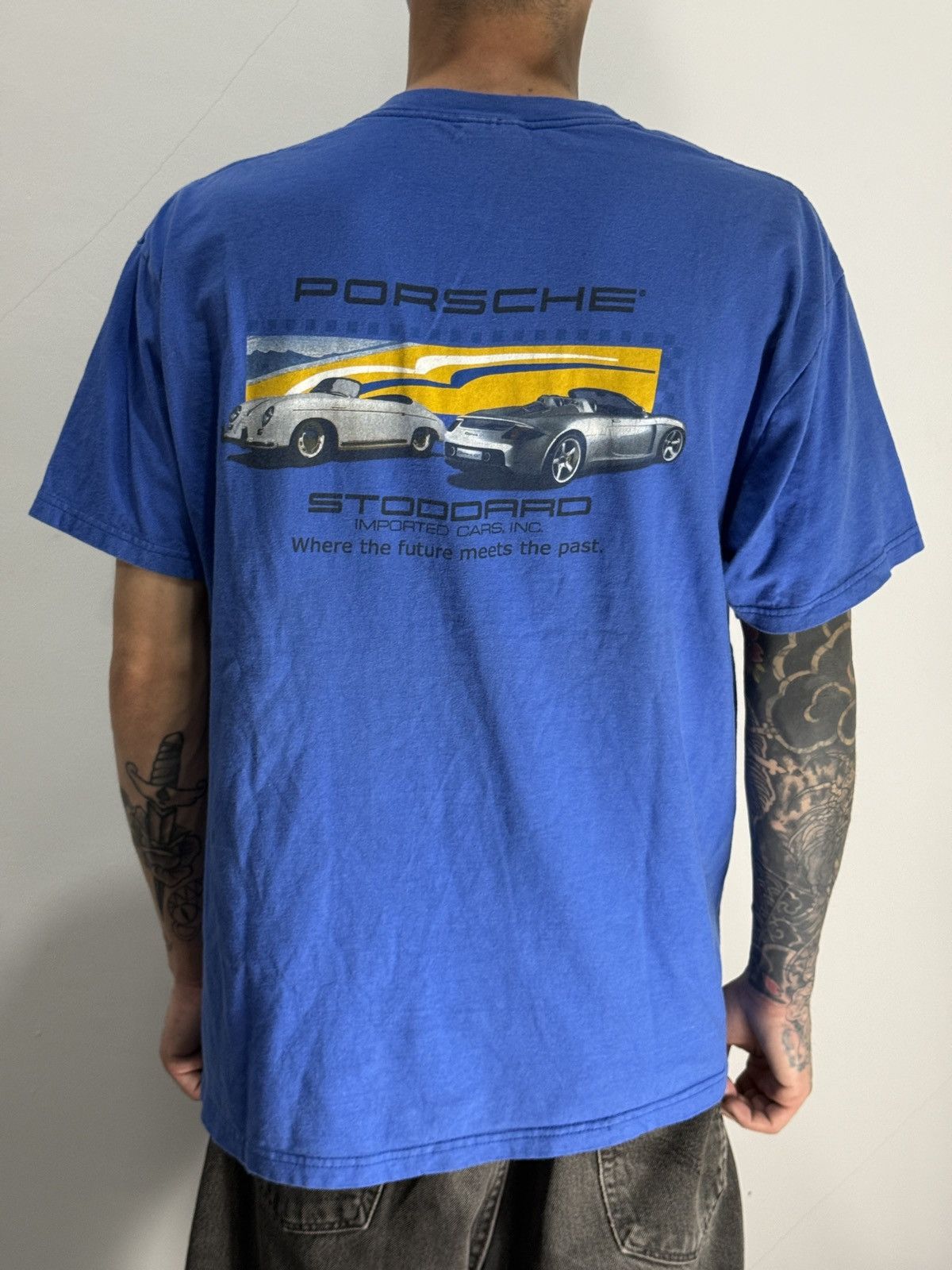 Porsche Design Vintage 1990s Porsche Tshirt Size US L / EU 52-54 / 3 - 1 Thumbnail