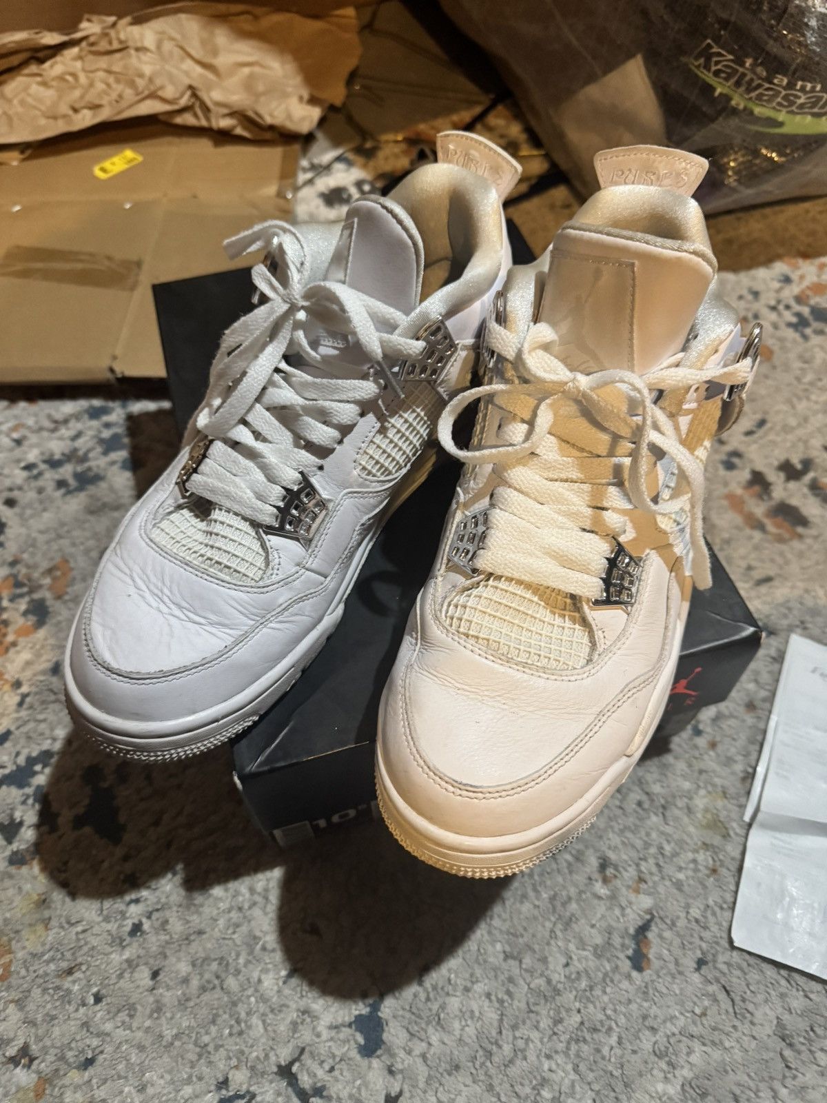 Jordan Brand Air Jordan 4 Retro Pure Money 2017 US 10.5 Size US 10.5 / EU 43-44 - 3 Thumbnail