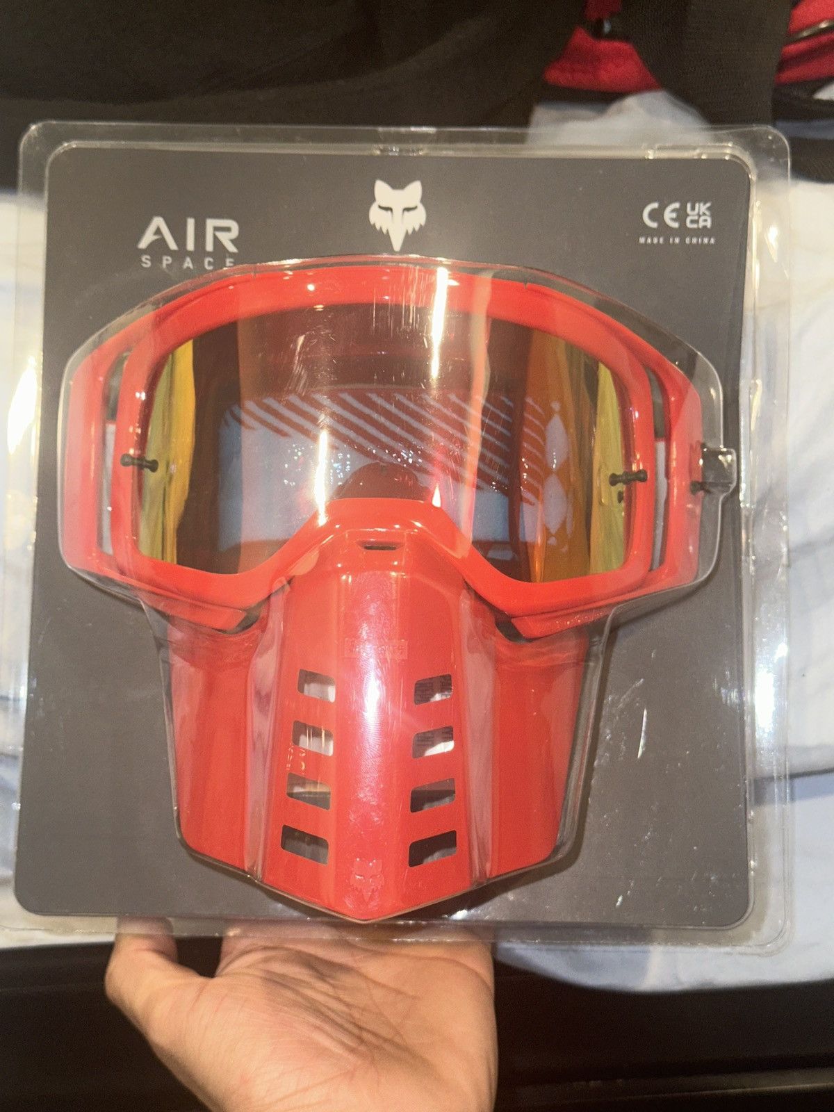 image of Fox x Fox Racing Supreme Airspace Goggle Red, Men's