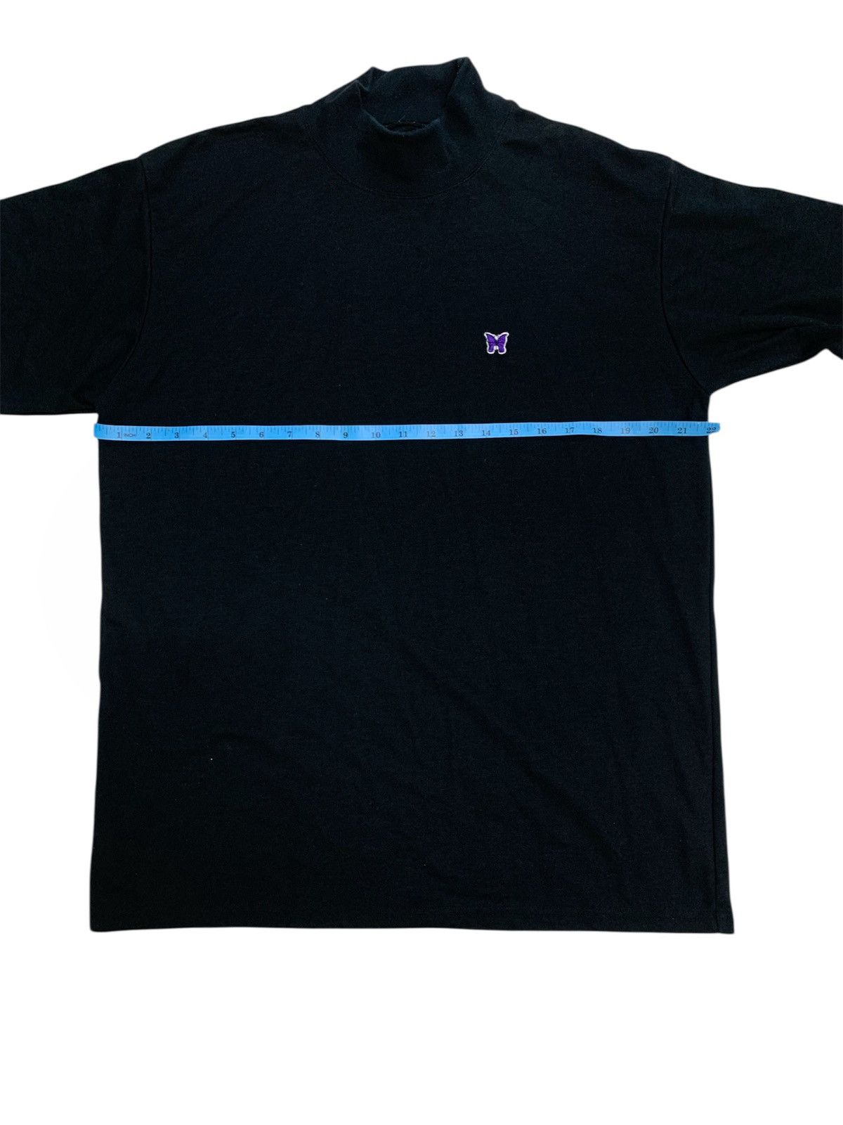Needles Needles Mock Neck T-shirt poly jersey black Size US M / EU 48-50 / 2 - 8 Thumbnail