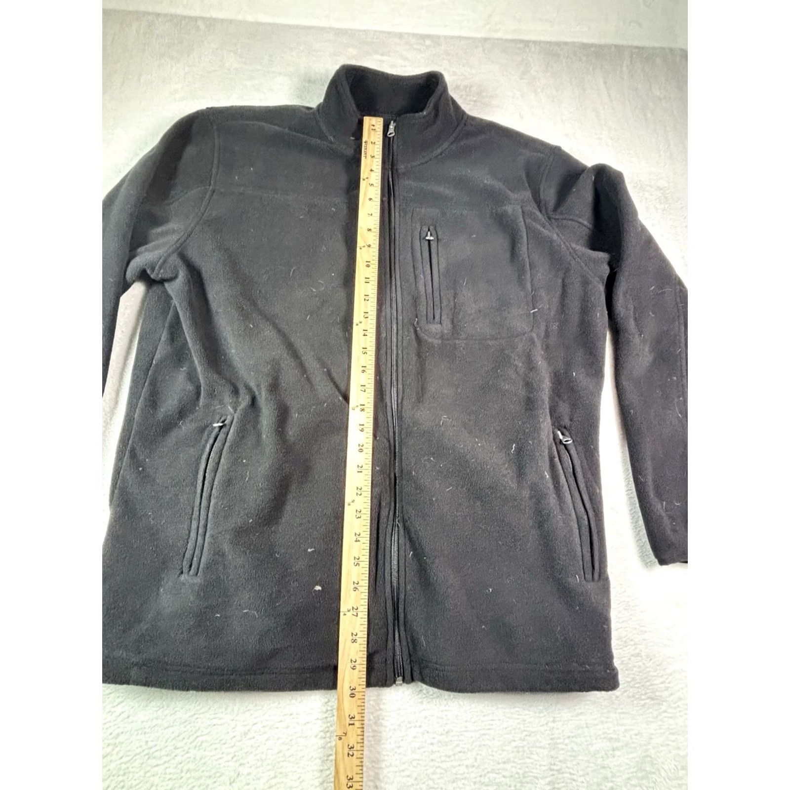Vintage VINTAGE Foundry Supply Co Jacket Black 2XL Full Zip Fleece Men's Winter Outdoor Pocket Regular Size 2XT Mens Size US XXL / EU 58 / 5 - 3 Thumbnail