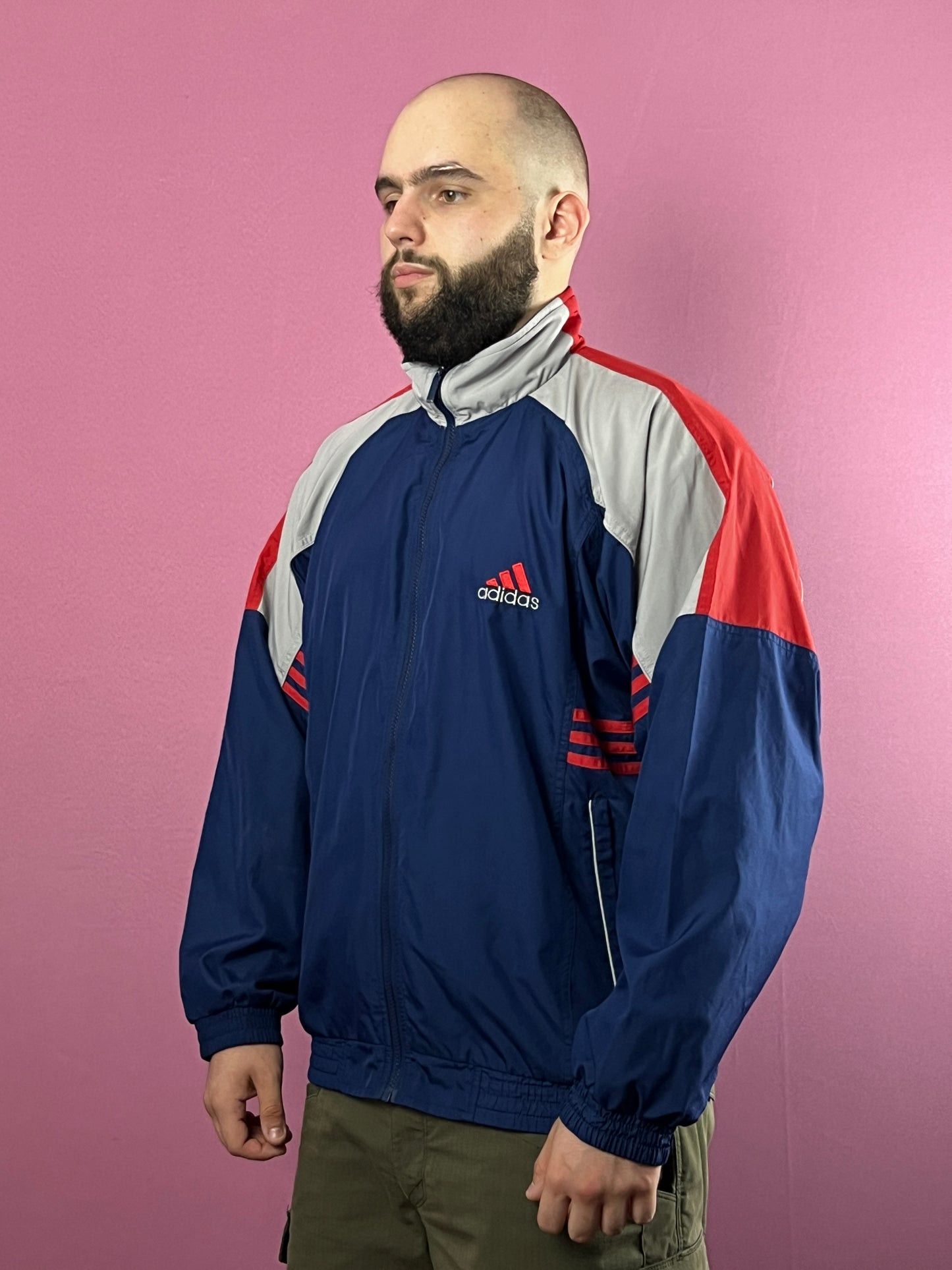 Adidas × Vintage Adidas Vintage Men's Windbreaker Jacket - M Size US M / EU 48-50 / 2 - 1 Thumbnail