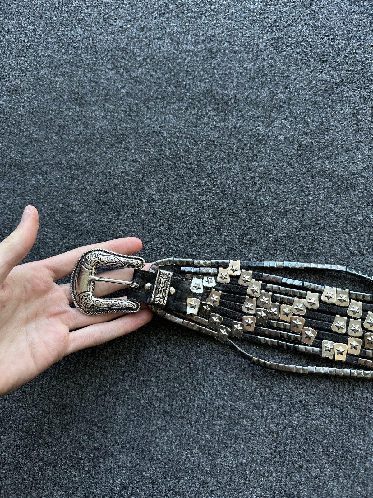 Other 🚨Vintage Crazy Metal Belt Drip Japanese Hype bb Simon Size ONE SIZE - 2 Thumbnail