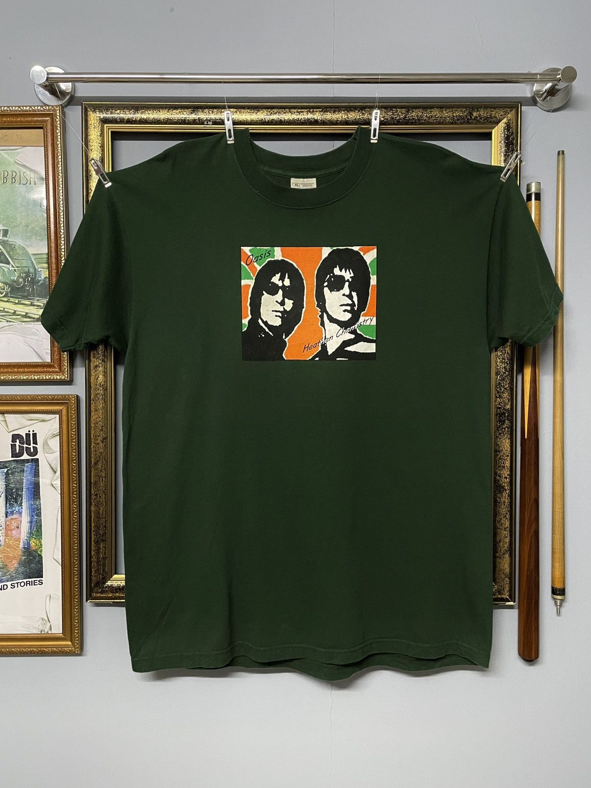 Vintage Late 90s Oasis Heathern Chemistry Liam & Noel Tshirt