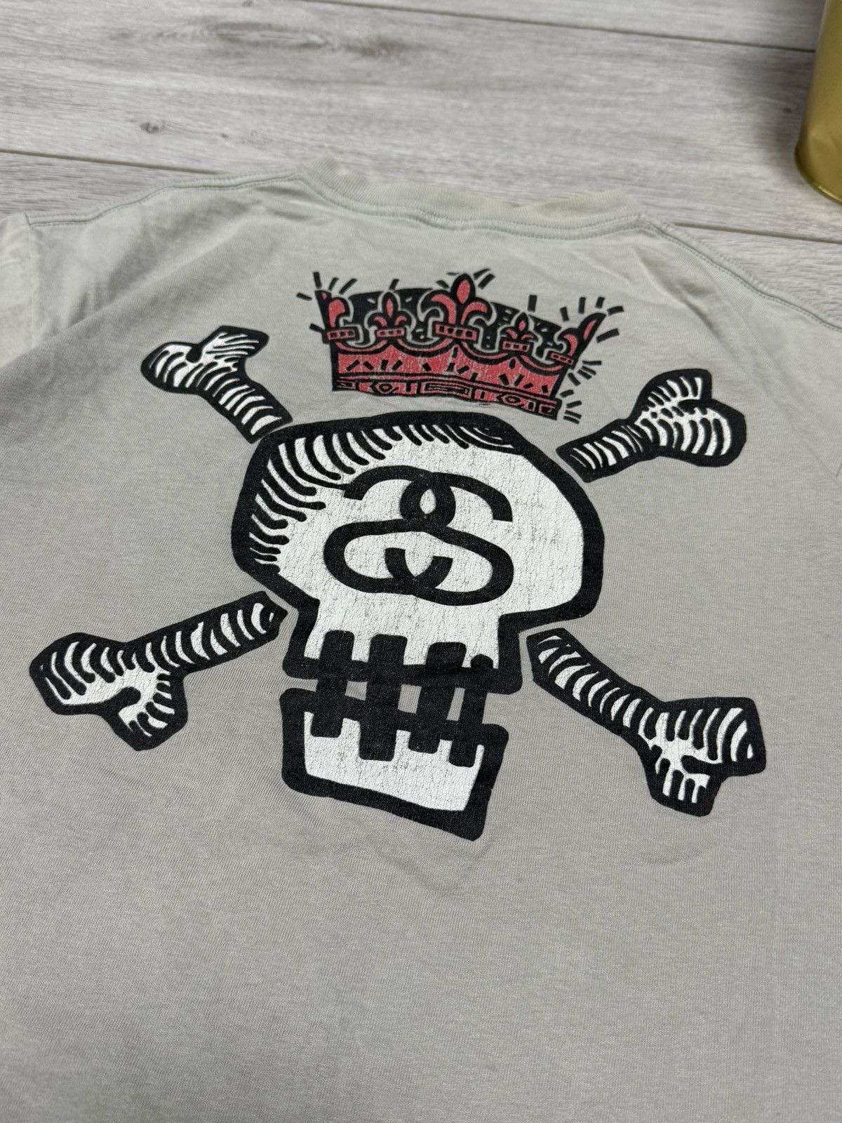Stussy Stussy USA ☠️ SS big logo skull tee shirt vintage Size US M / EU 48-50 / 2 - 6 Thumbnail