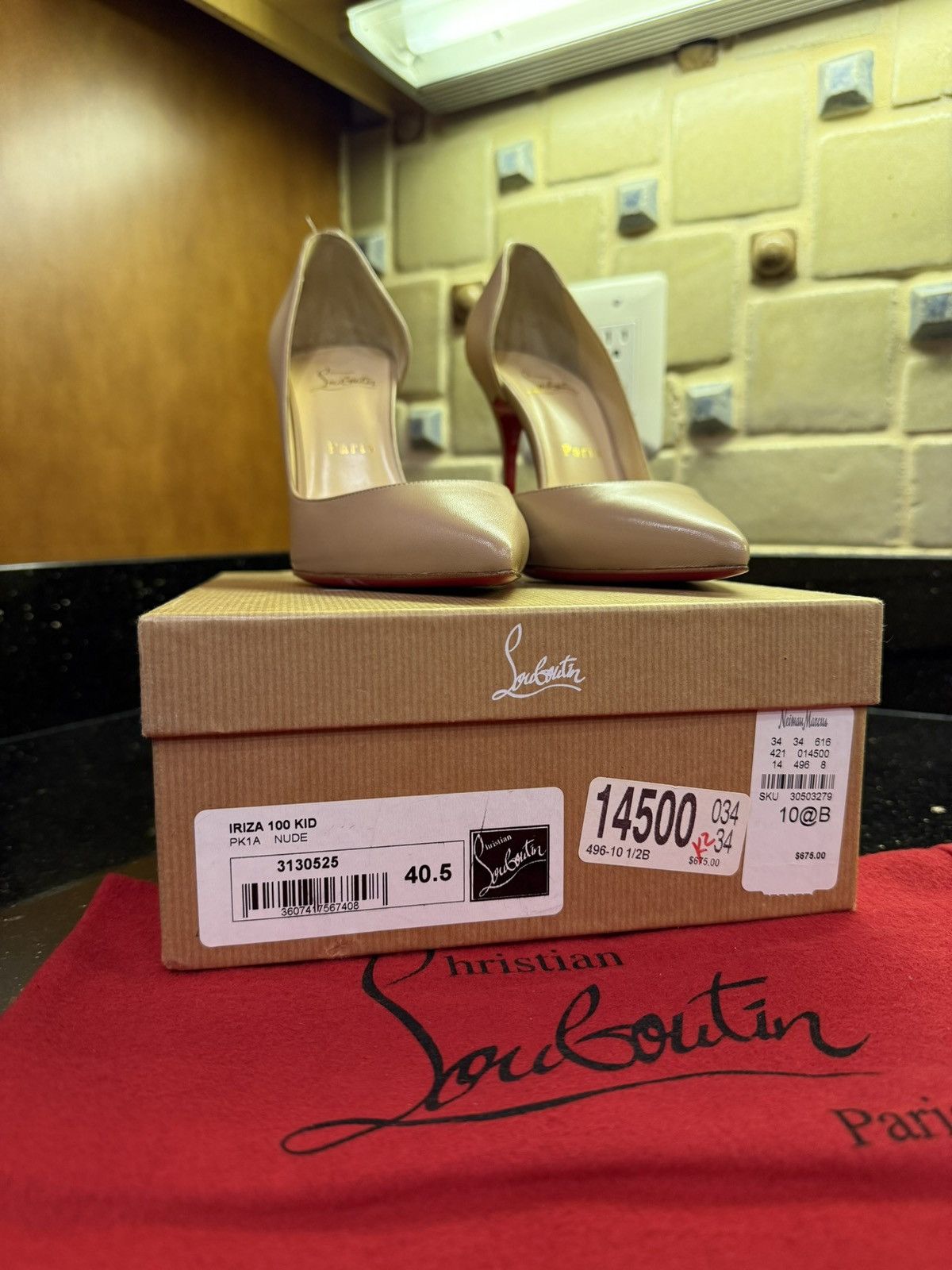Christian Louboutin IRIZA 100 Pump Size US 9.5 / IT 39.5 - 3 Thumbnail