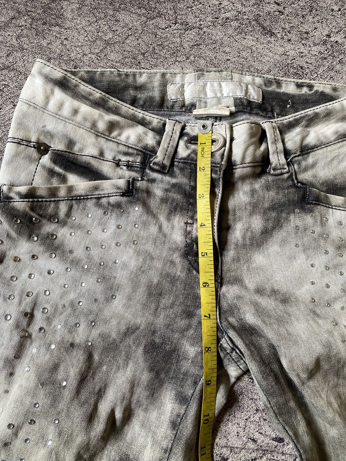 If Six Was Nine × Le Grande Bleu (L.G.B.) × Playboy Y2k Obzee style punk short Jeans Size US 28 / EU 44 - 8 Thumbnail