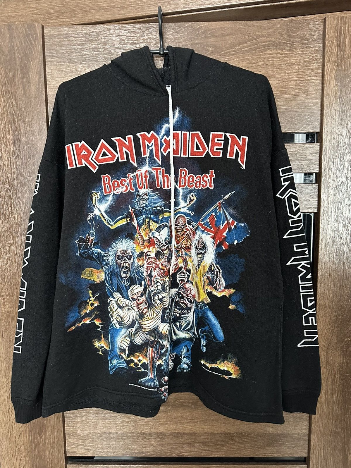 Iron Maiden 1999 Iron Maiden Best Of The Beast Vintage Hoodie Pullover Size US L / EU 52-54 / 3 - 2 Thumbnail