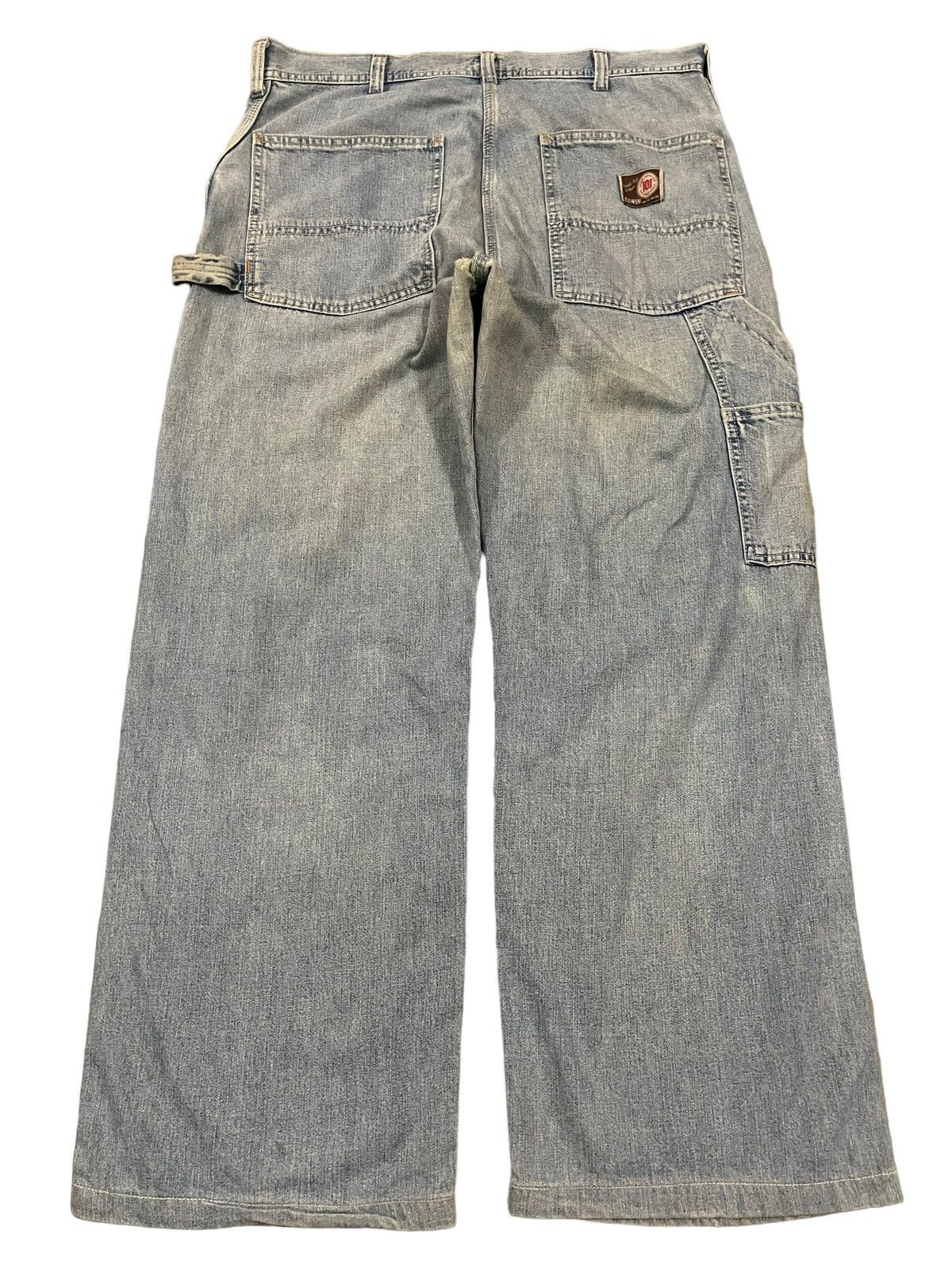 Edwin Vintage 90s Edwin 101 Union Made Carpenter Baggy Jeans Size US 34 / EU 50 - 2 Thumbnail