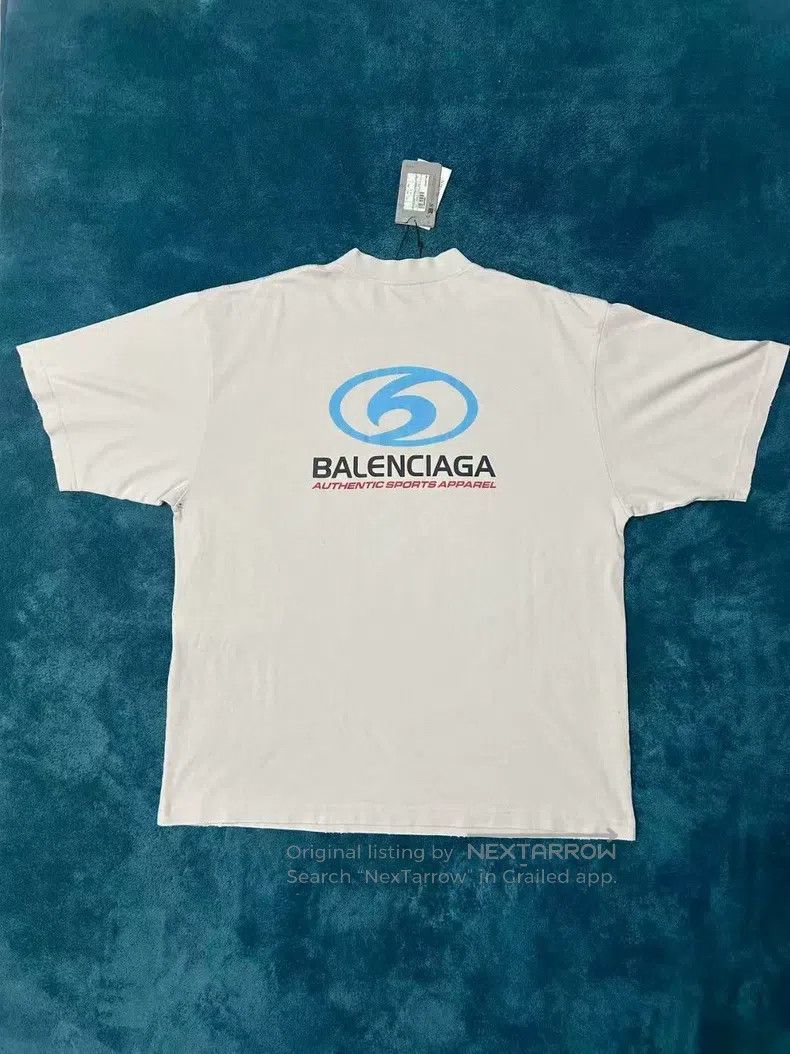 Balenciaga Balenciaga Multielement Logo Short Sleeve - White Size US L / EU 52-54 / 3 - 2 Thumbnail