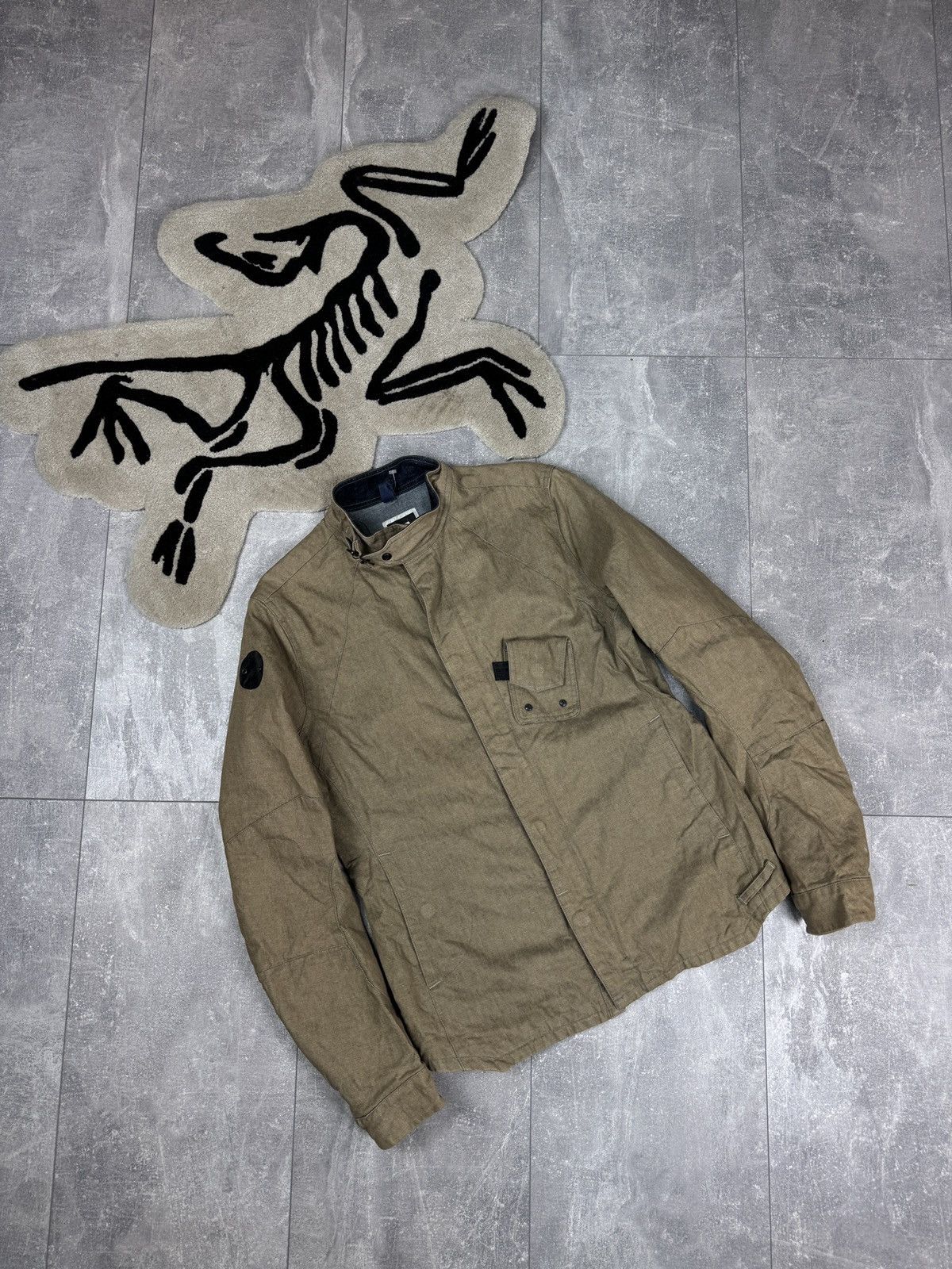 G-Star Vintage G Star Raw COMIC OVERSHIRT linen jacket military lin Size US M / EU 48-50 / 2 - 1 Thumbnail
