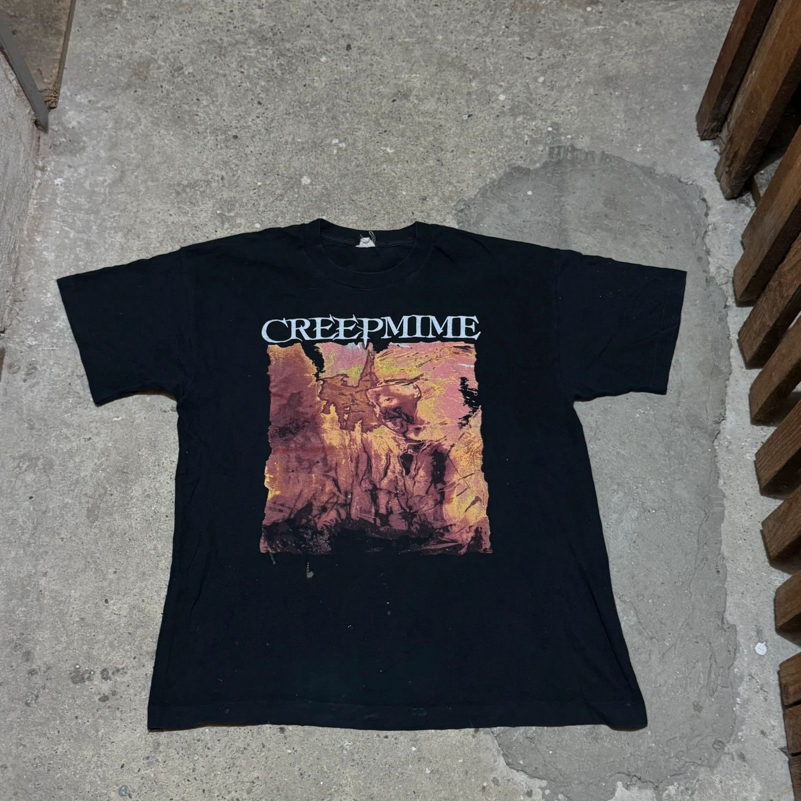 Band Tees Vintage Creepmime 1995 „chiaroscuro“ t-shirt Size US L / EU 52-54 / 3 - 1 Thumbnail