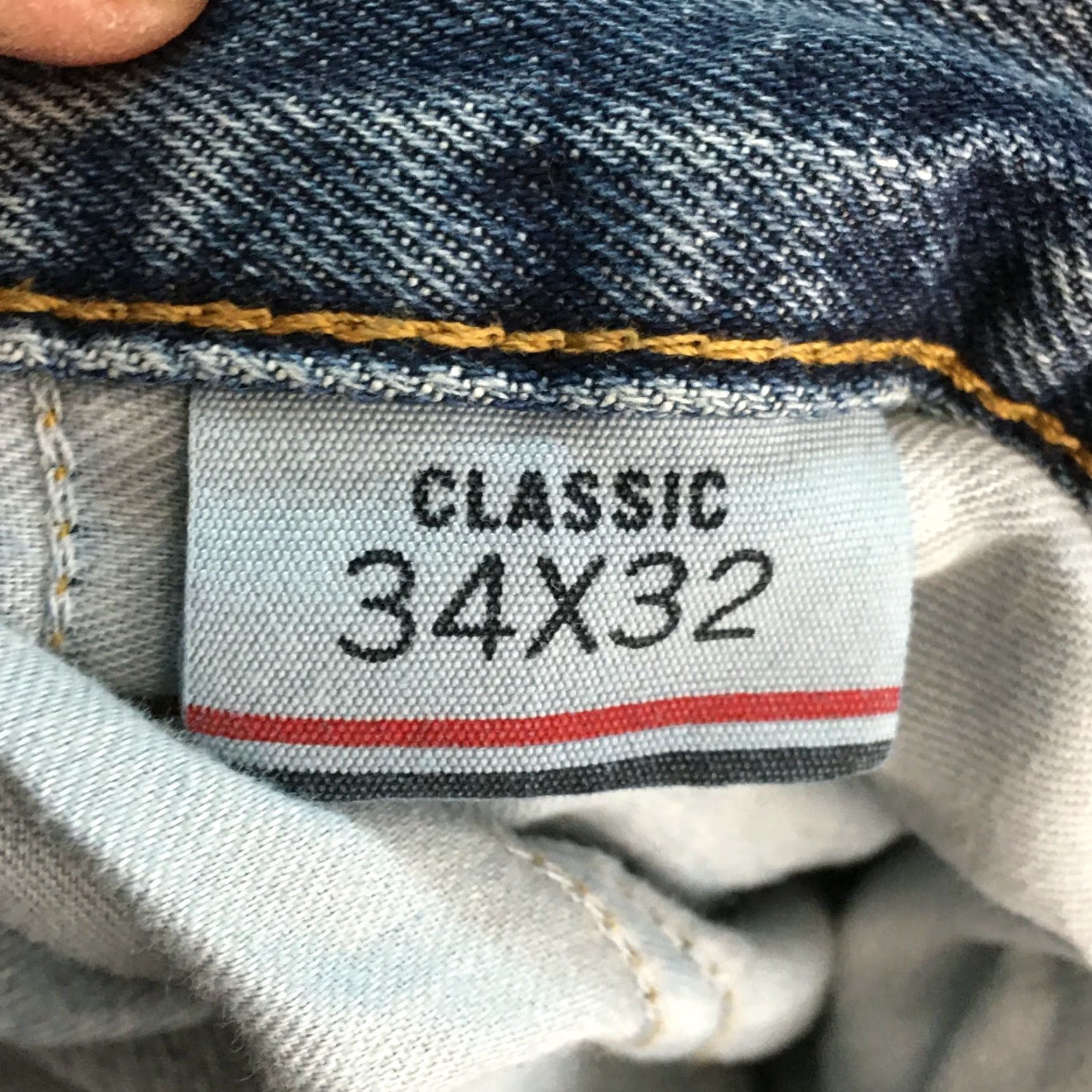 Tommy Hilfiger Tommy Hilfiger Men's Casual Straight Leg Jeans Blue 34x32 Regular Fit Size US 36 / EU 52 - 7 Thumbnail