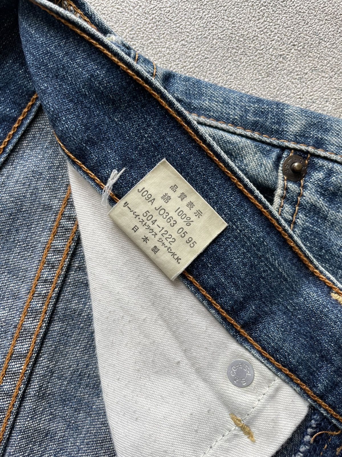 Levi's Selvedge Levi's 504 X Japanese Brand X Vintage Size US 31 - 10 Thumbnail