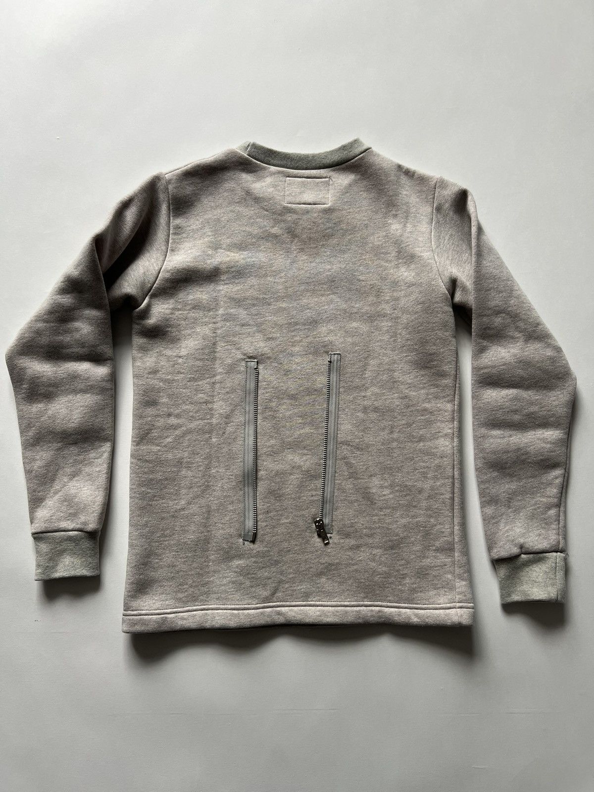 W&LT W&LT by Walter Van Beirendonck gray elbow patch sweater Size US S / EU 44-46 / 1 - 3 Thumbnail