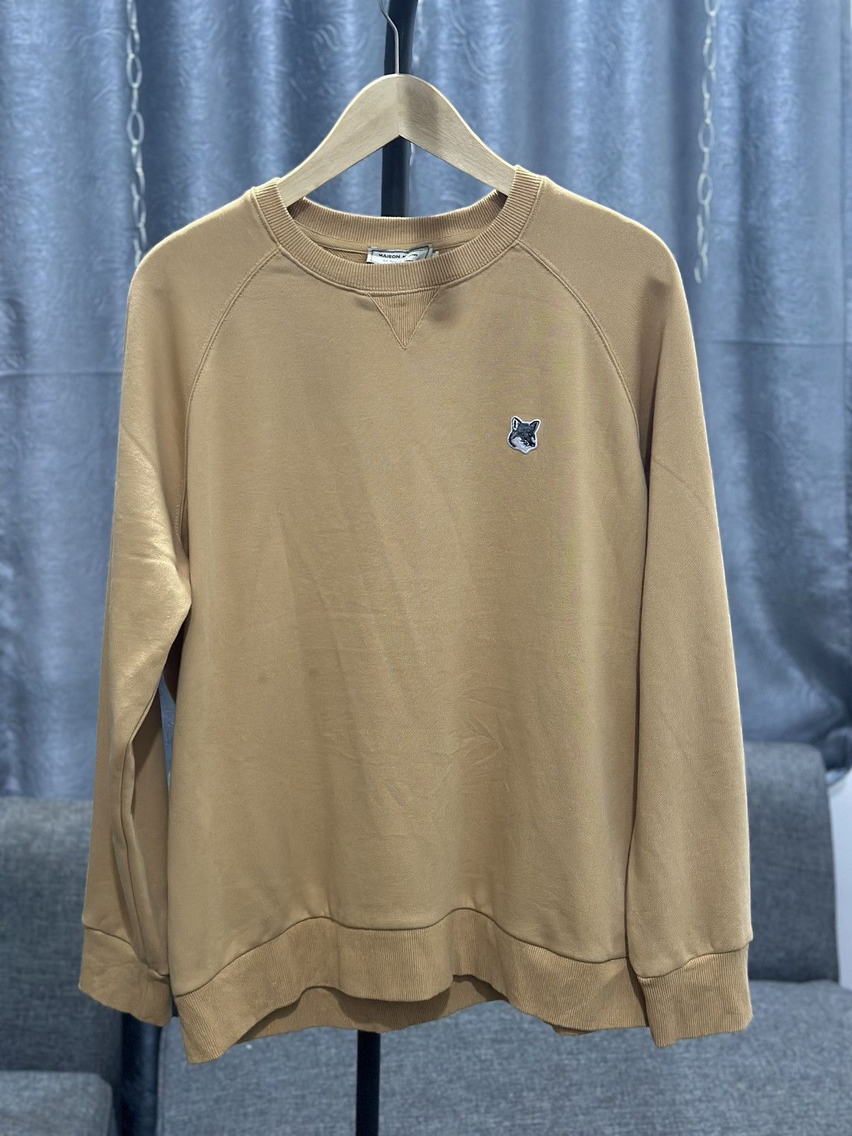 Maison Kitsune Maison Kitsune Fox Head Grey Shirt Size US L / EU 52-54 / 3 - 1 Thumbnail