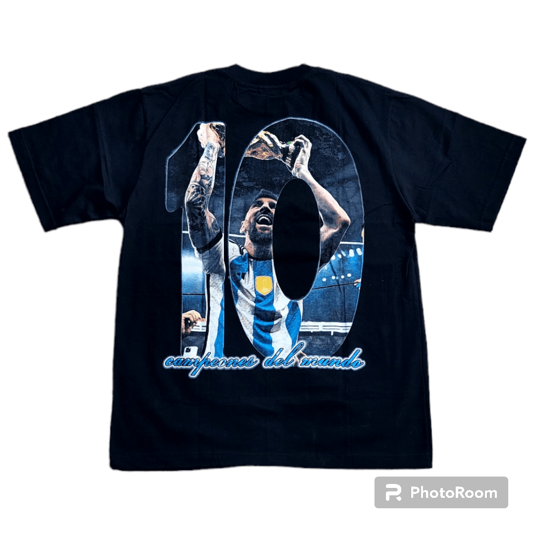 Rap Tees 💥Lionel Messi Campeones World Cup Rap T Shirt Size US L / EU 52-54 / 3 - 2 Thumbnail