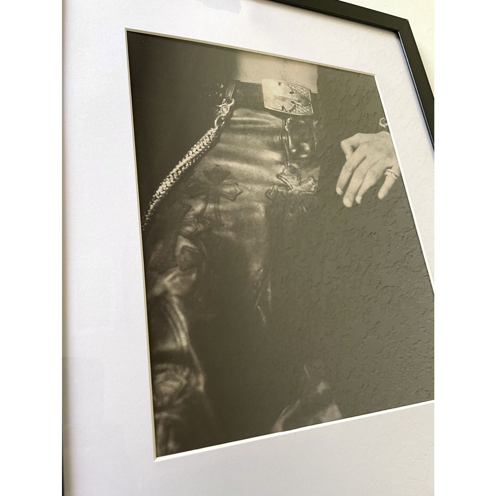 Chrome Hearts Chrome Hearts leather pants photo 11x14 Framed poster Size ONE SIZE - 2 Thumbnail