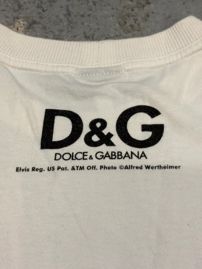 Dolce & Gabbana 2000s Dolce & Gabbana Grey & White Young Men T-Shirt Size US S / EU 44-46 / 1 - 7 Thumbnail