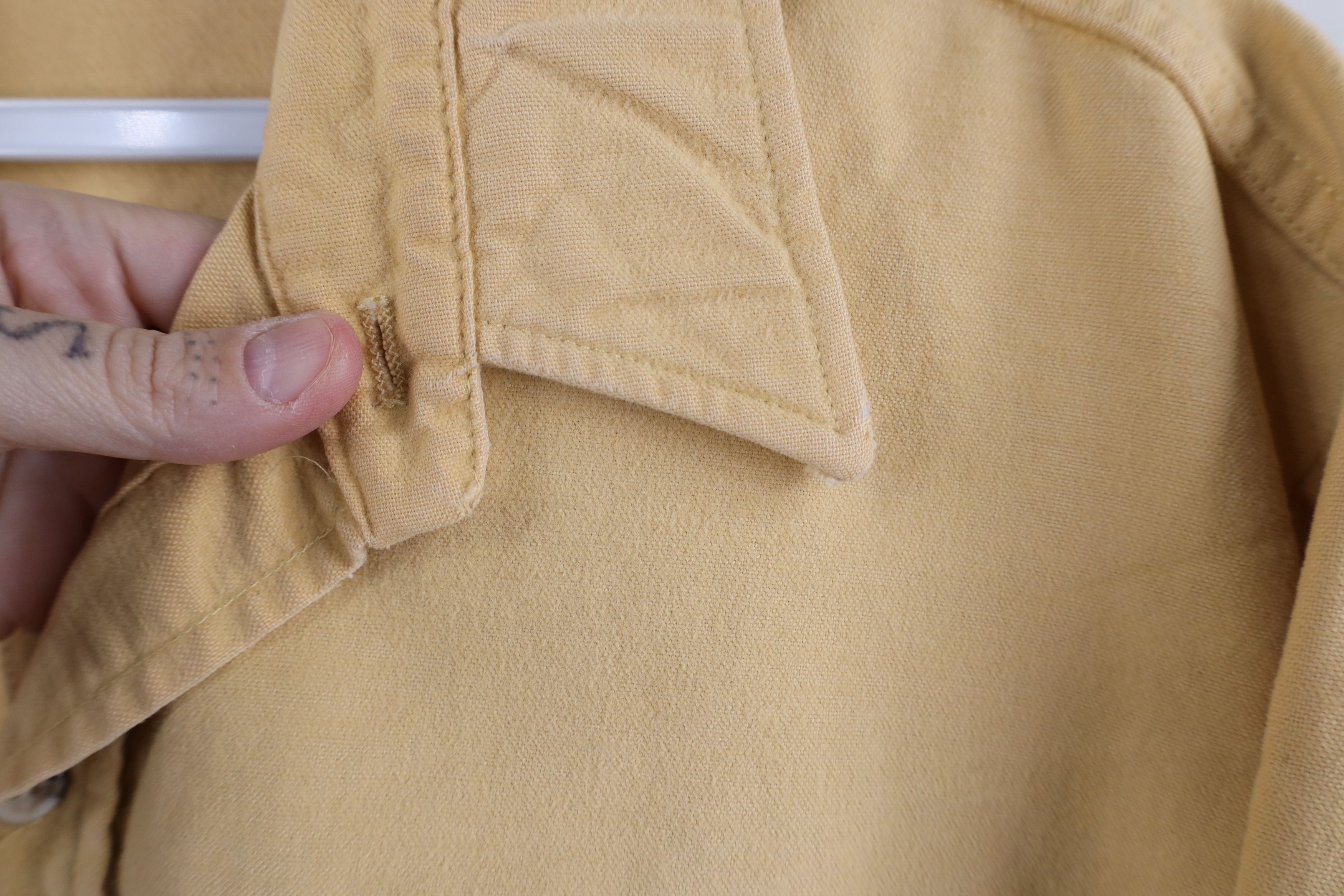 Vintage Vintage 70s Streetwear Chamois Cloth Button Shirt USA Size US L / EU 52-54 / 3 - 7 Thumbnail