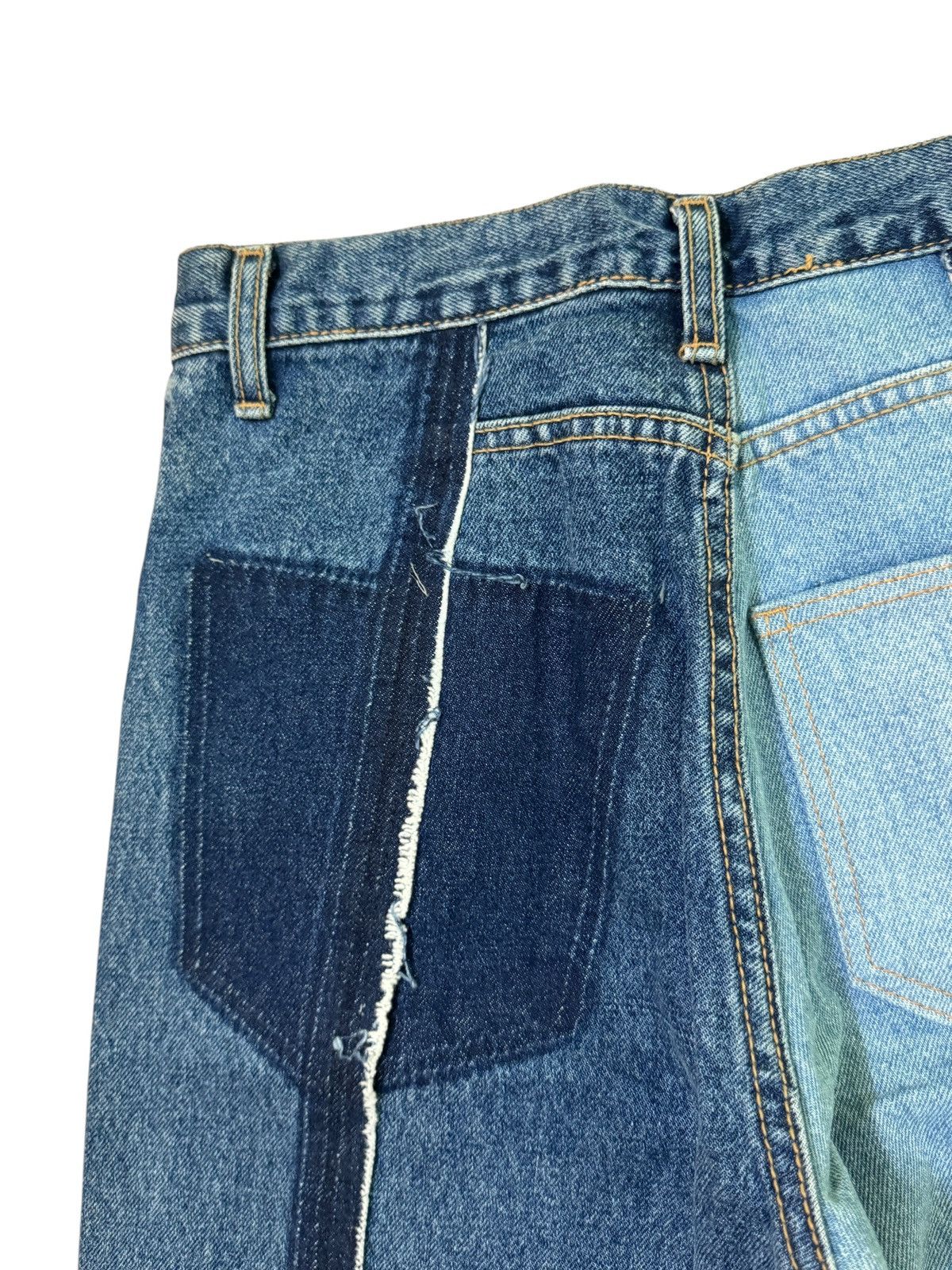 Hysteric Glamour Reconstructed Two Tone Denim Release Hem Size US 26 / EU 42 - 17 Thumbnail