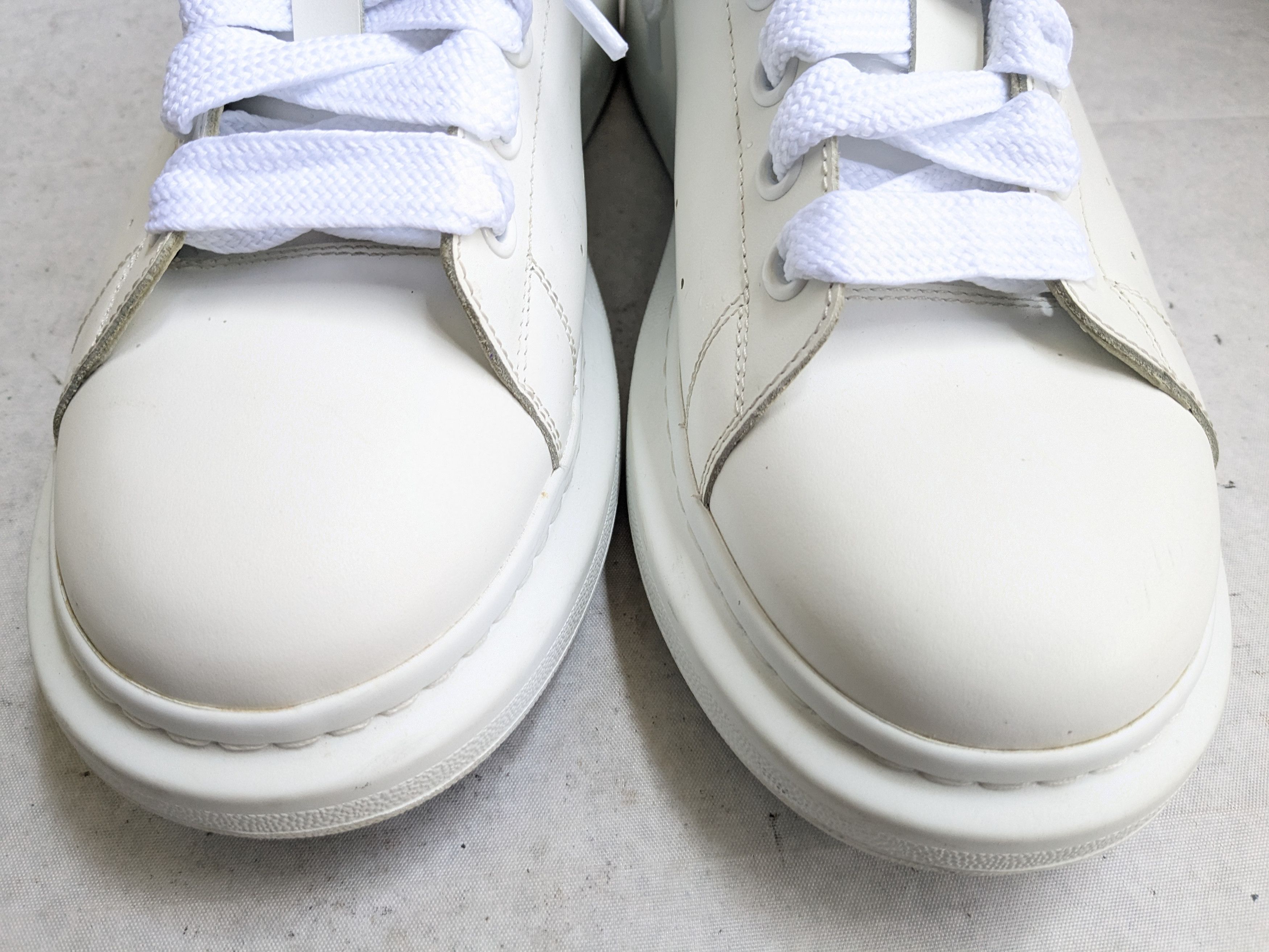 Alexander McQueen Alexander McQueen Larry Oversized Sneakers 12 45 White Brown Size US 12 / EU 45 - 5 Thumbnail
