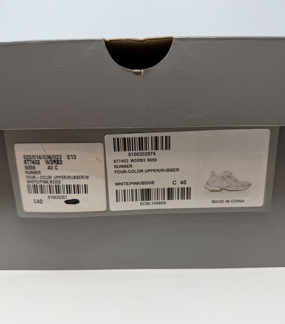 Balenciaga Balenciaga Runner Sneaker Pink/White Size US 10 / IT 40 - 9 Thumbnail
