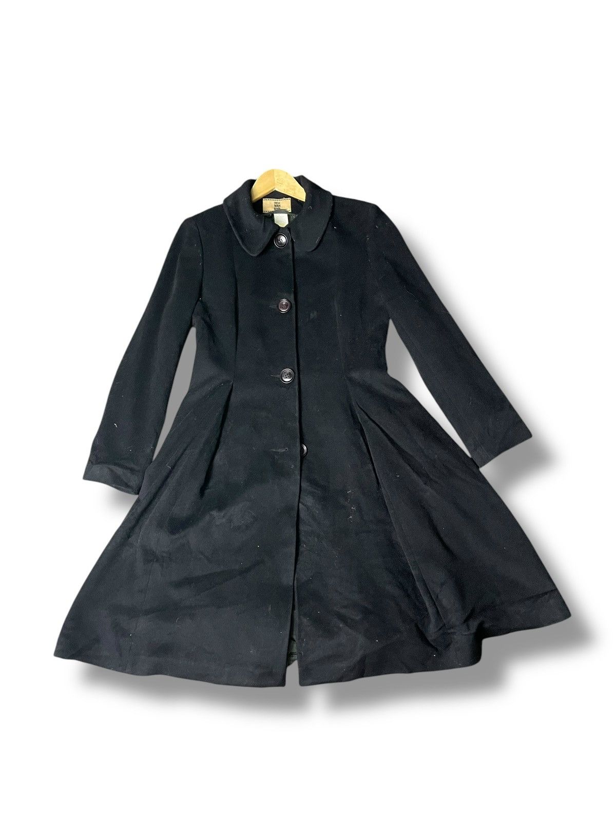 Designer × Vintage Irene Van Ryb x Vintage Wool Mid-length Dress (40) Size S / US 4 / IT 40 - 1 Thumbnail