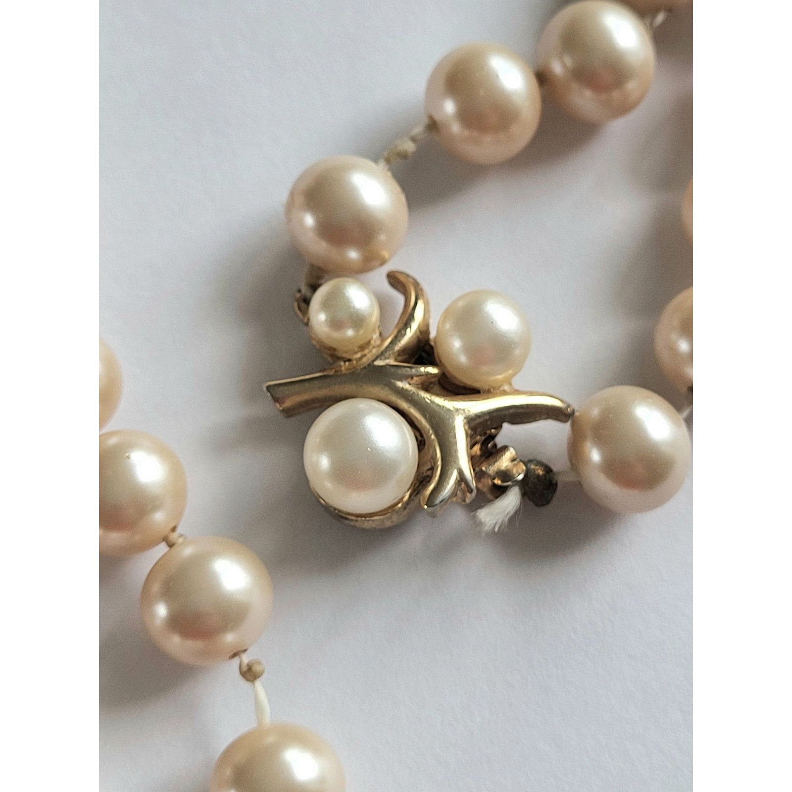Other Vintage Pearl Necklace 31 Inch Size ONE SIZE - 4 Thumbnail