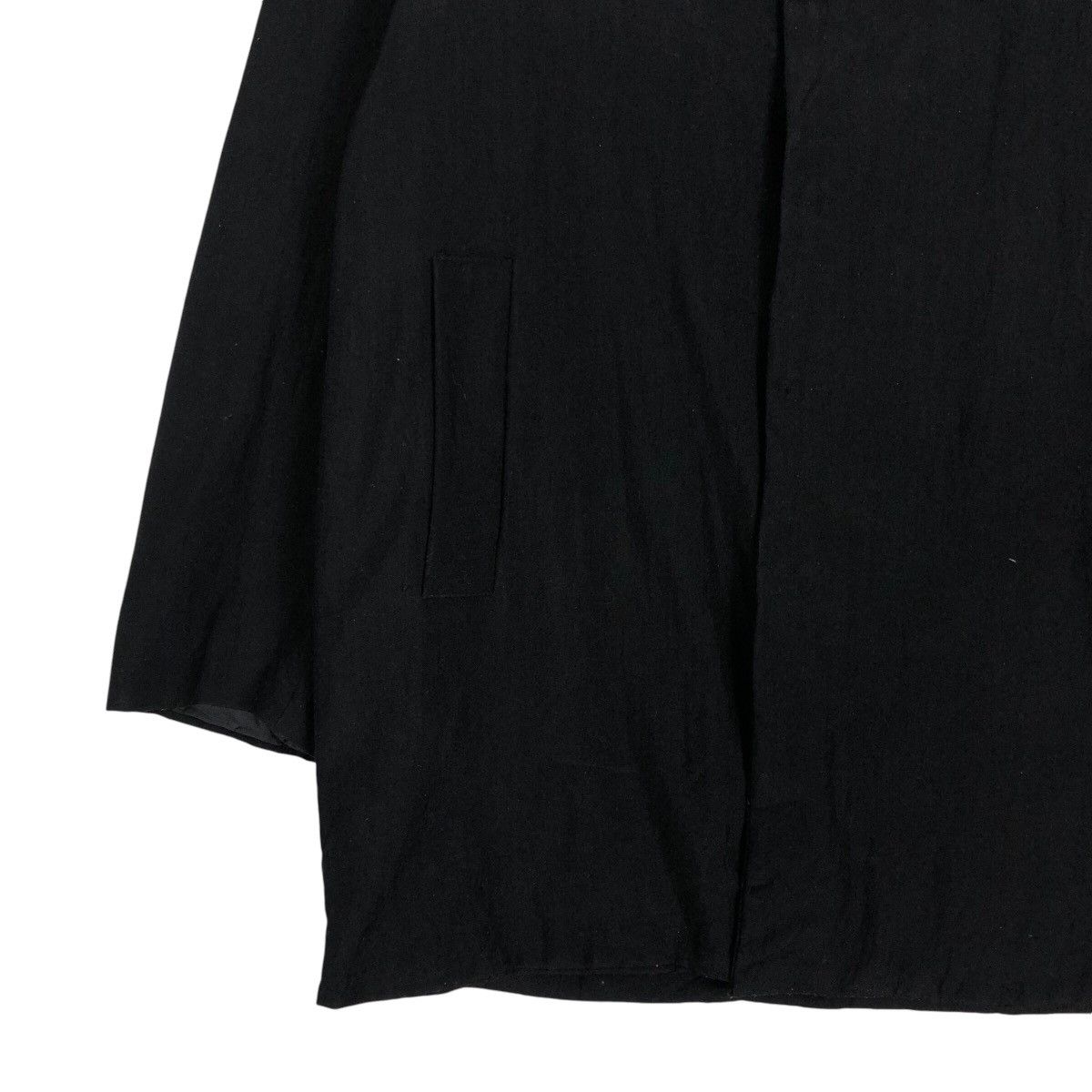 Vintage 📌Vintage Chore Work Jacket Rich Black Biker Made in Italy Size US M / EU 48-50 / 2 - 5 Thumbnail