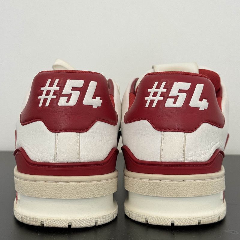 Louis Vuitton Louis Vuitton Stylish Low-Top Trainers in Red and White -25 Size US 8 / EU 41 - 2 Thumbnail