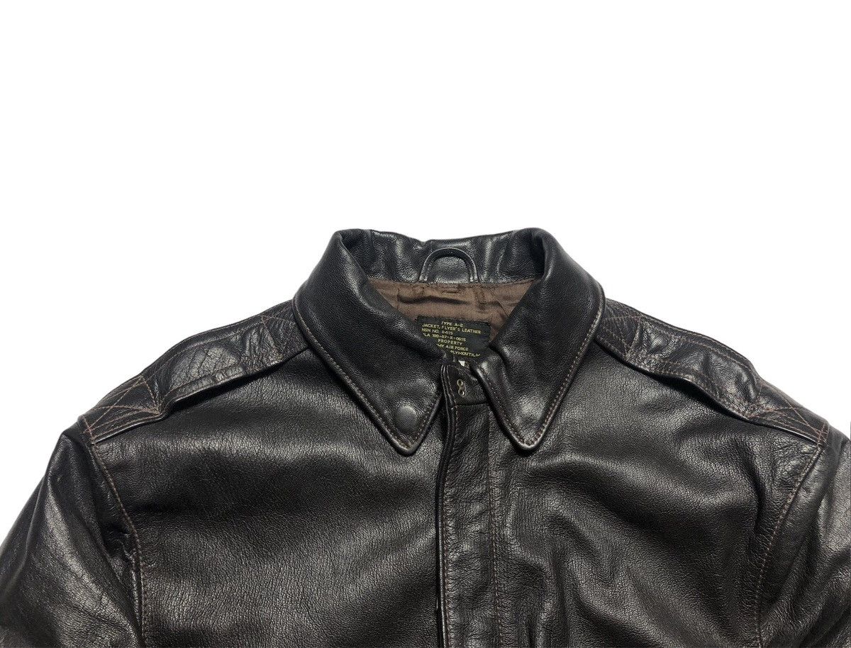 Other Vintage US A-2 army flyers leather jacket Size US M / EU 48-50 / 2 - 4 Thumbnail
