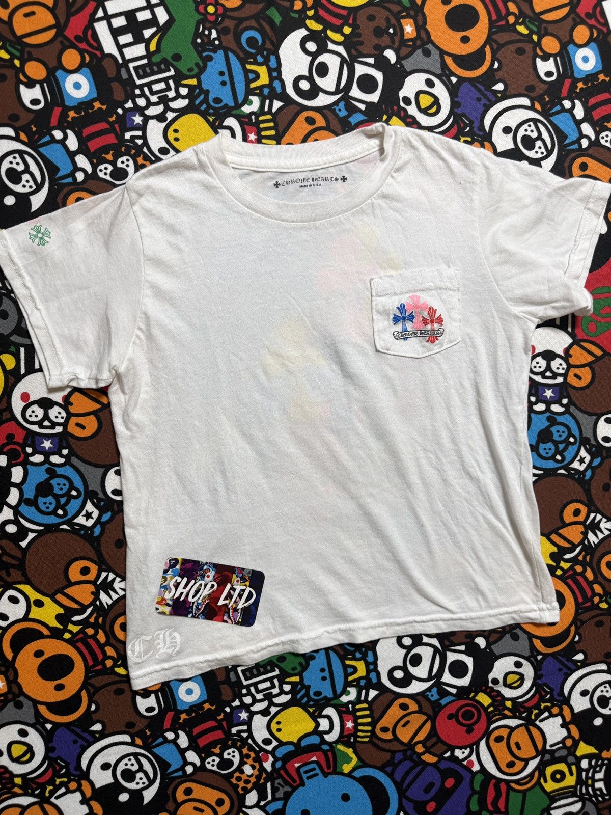 Chrome Hearts Chrome Hearts Boys Multi Cemetery Logo Tee Size US XS / EU 42 / 0 - 3 Thumbnail