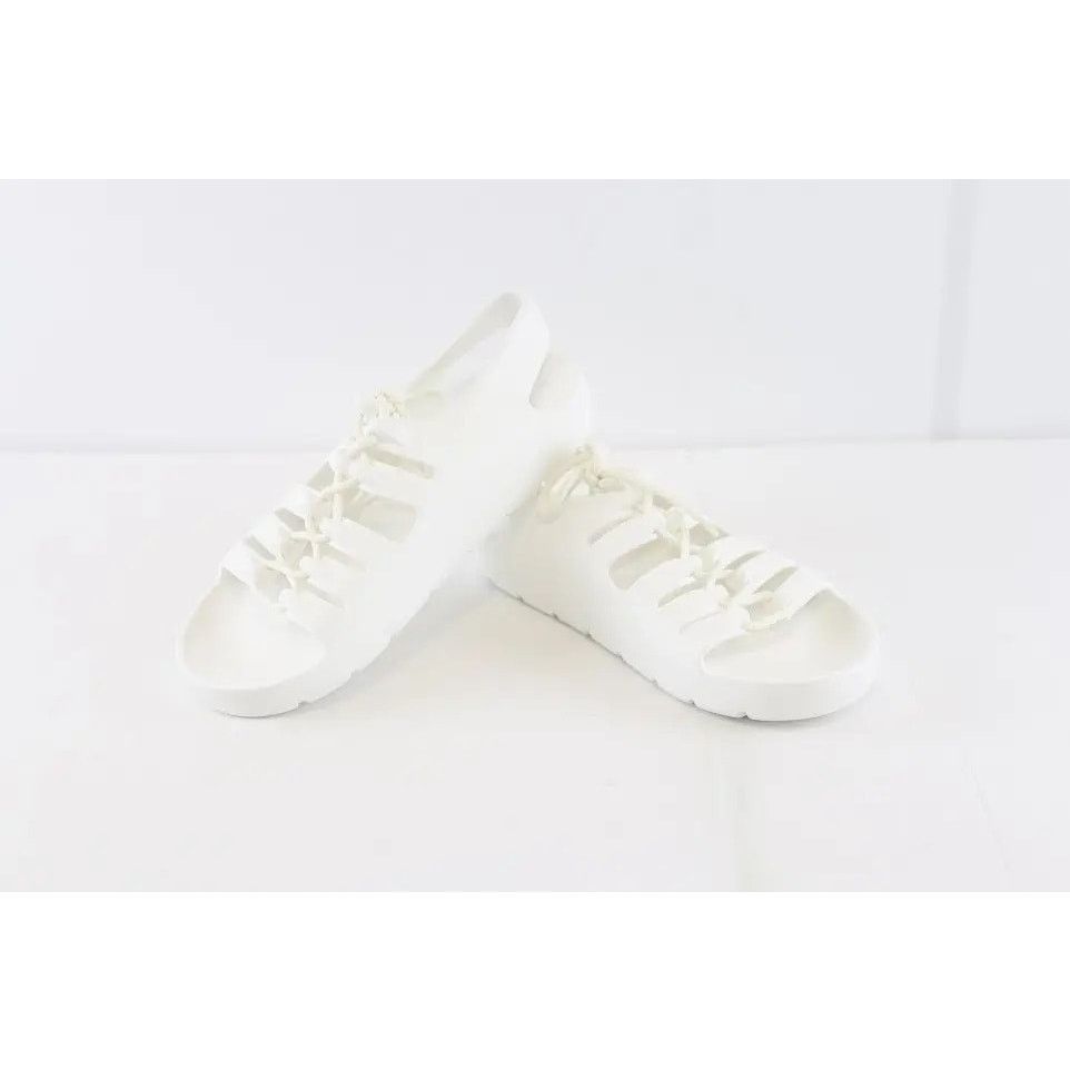 Bottega Veneta o1rshd1 Gel Rubber Jelly Sandal in Chalk Size US 12 / EU 45 - 8 Thumbnail