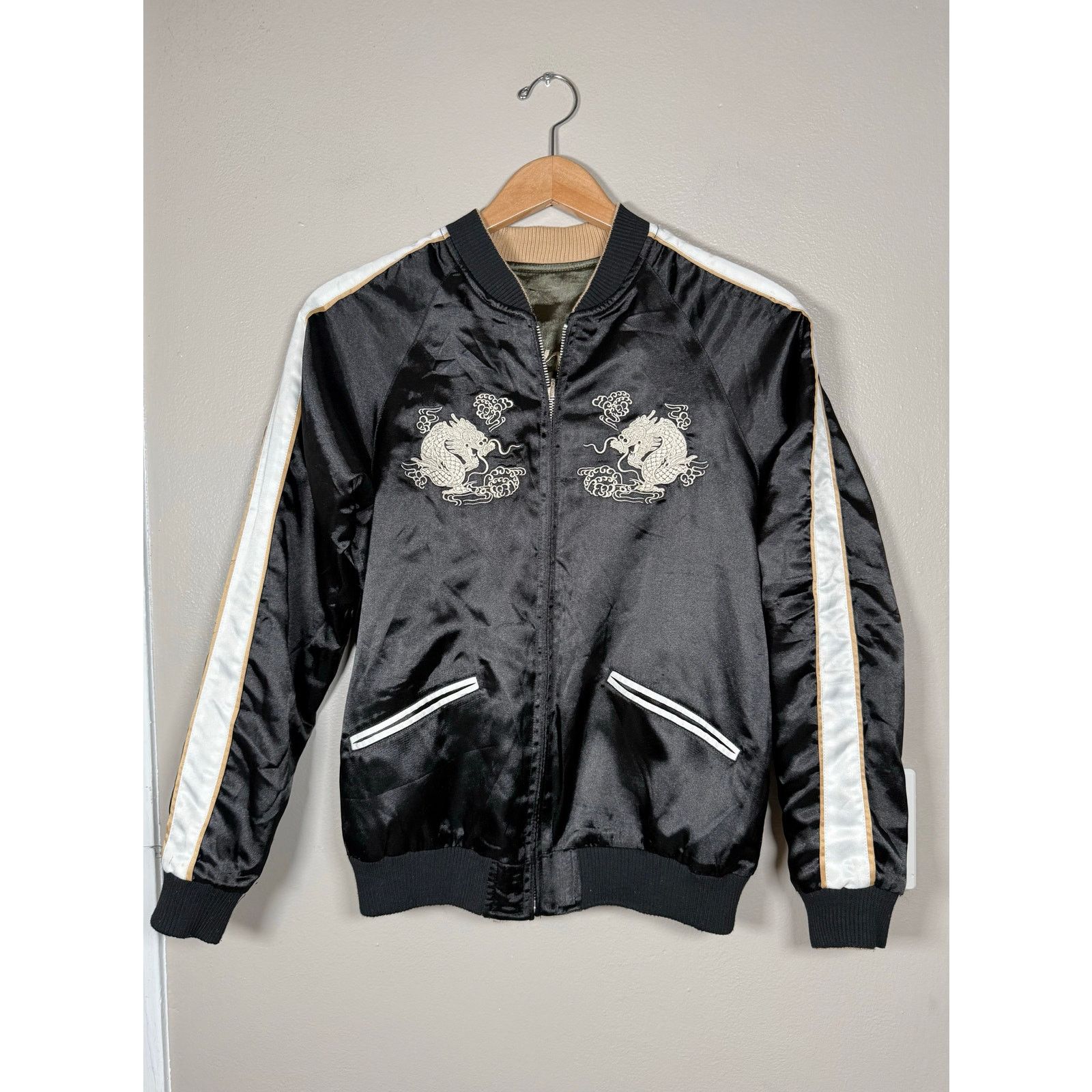 Reversible Japanese Sukajan Embroidered Souvenir Jacket S