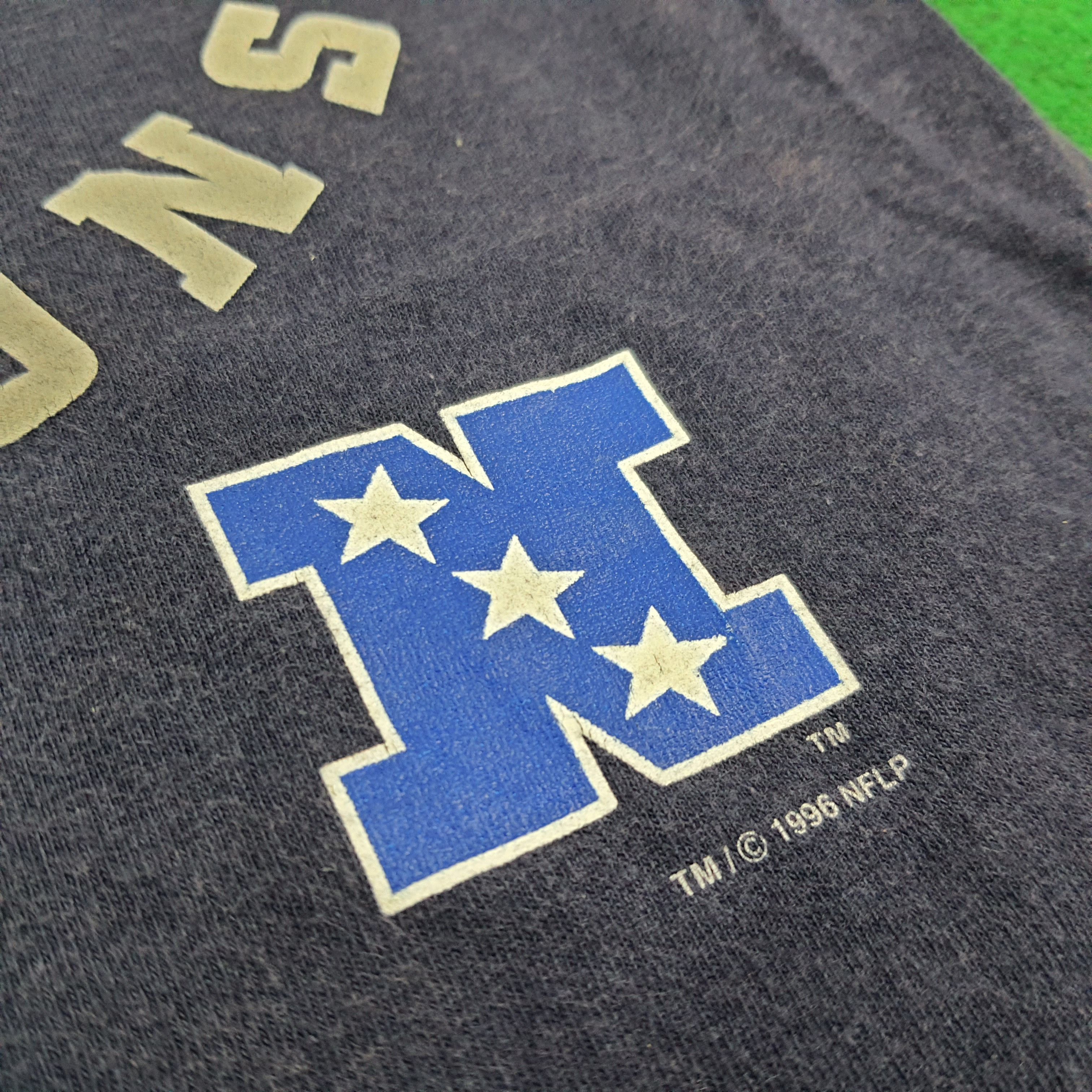 Lee Vintage 90s Lee Dallas Cowboys Single Stitch Tshirt C276N57 Size US S / EU 44-46 / 1 - 3 Thumbnail