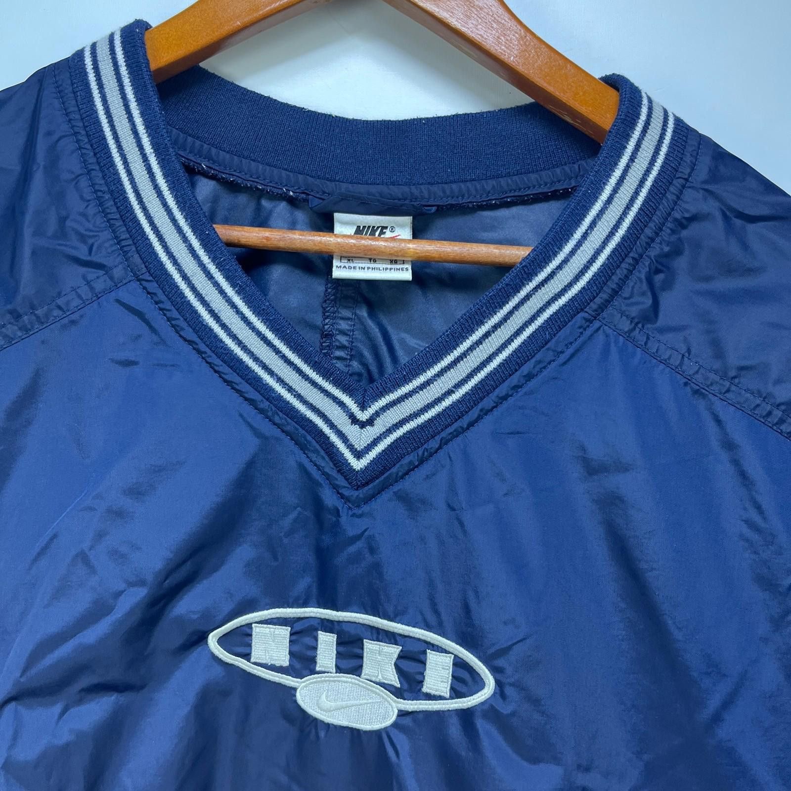 Nike Vintage 90s Nike Swoosh Pullover Windbreaker Jacket XL Size US XL / EU 56 / 4 - 2 Thumbnail