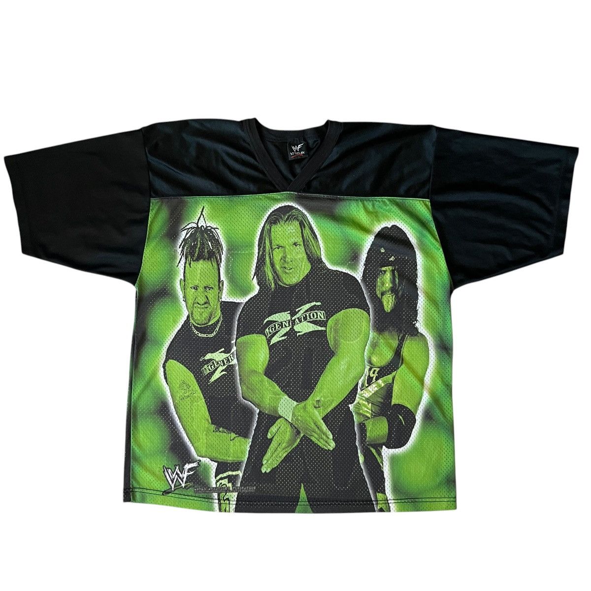 Other Vintage 90s WWF D Generation X Mesh T Shirt Size US XL / EU 56 / 4 - 1 Thumbnail