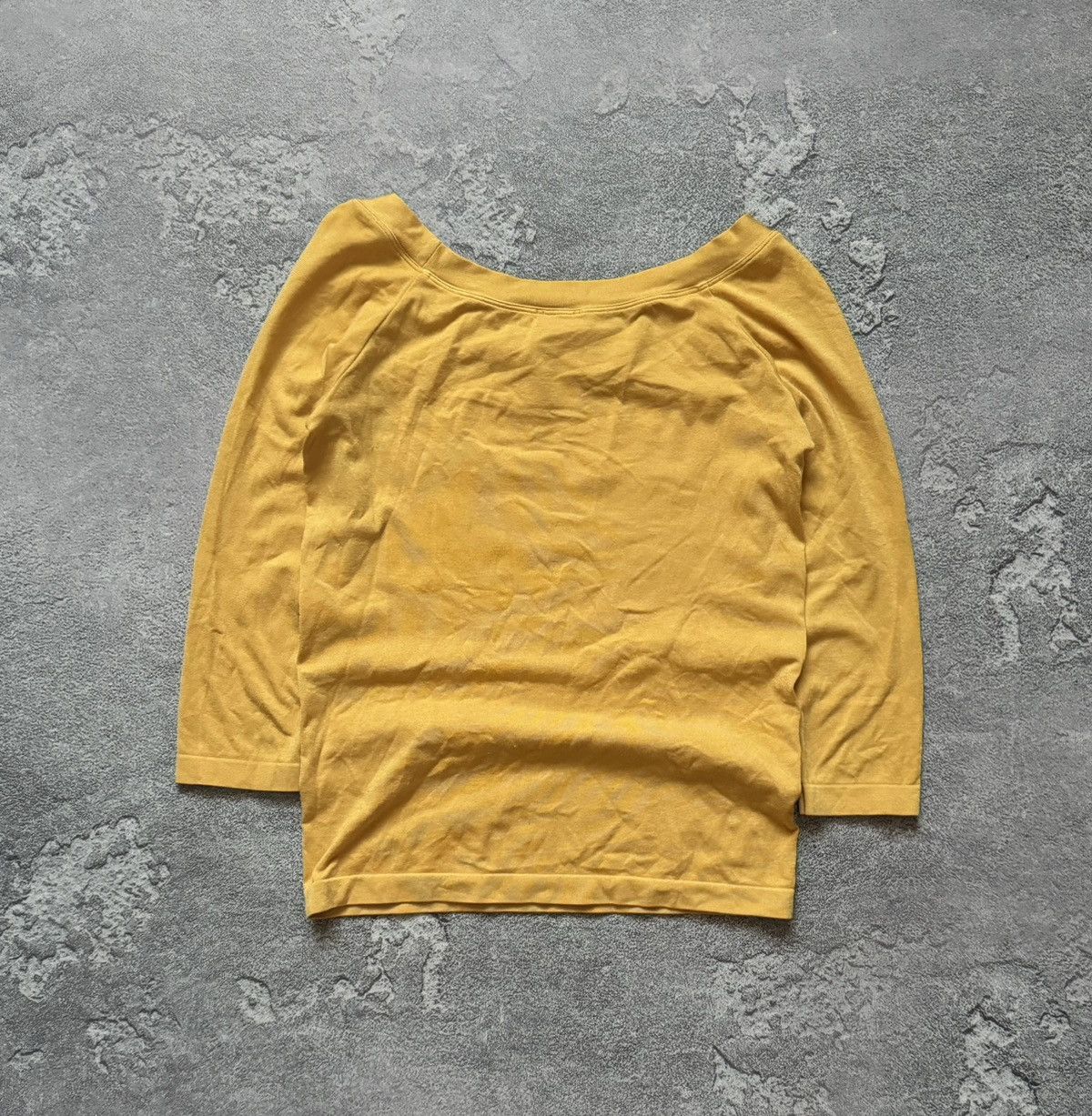 Designer × Wolford Wolford S yellow top long sleeve top tee T-shirt blouse tank Size S / US 4 / IT 40 - 8 Thumbnail