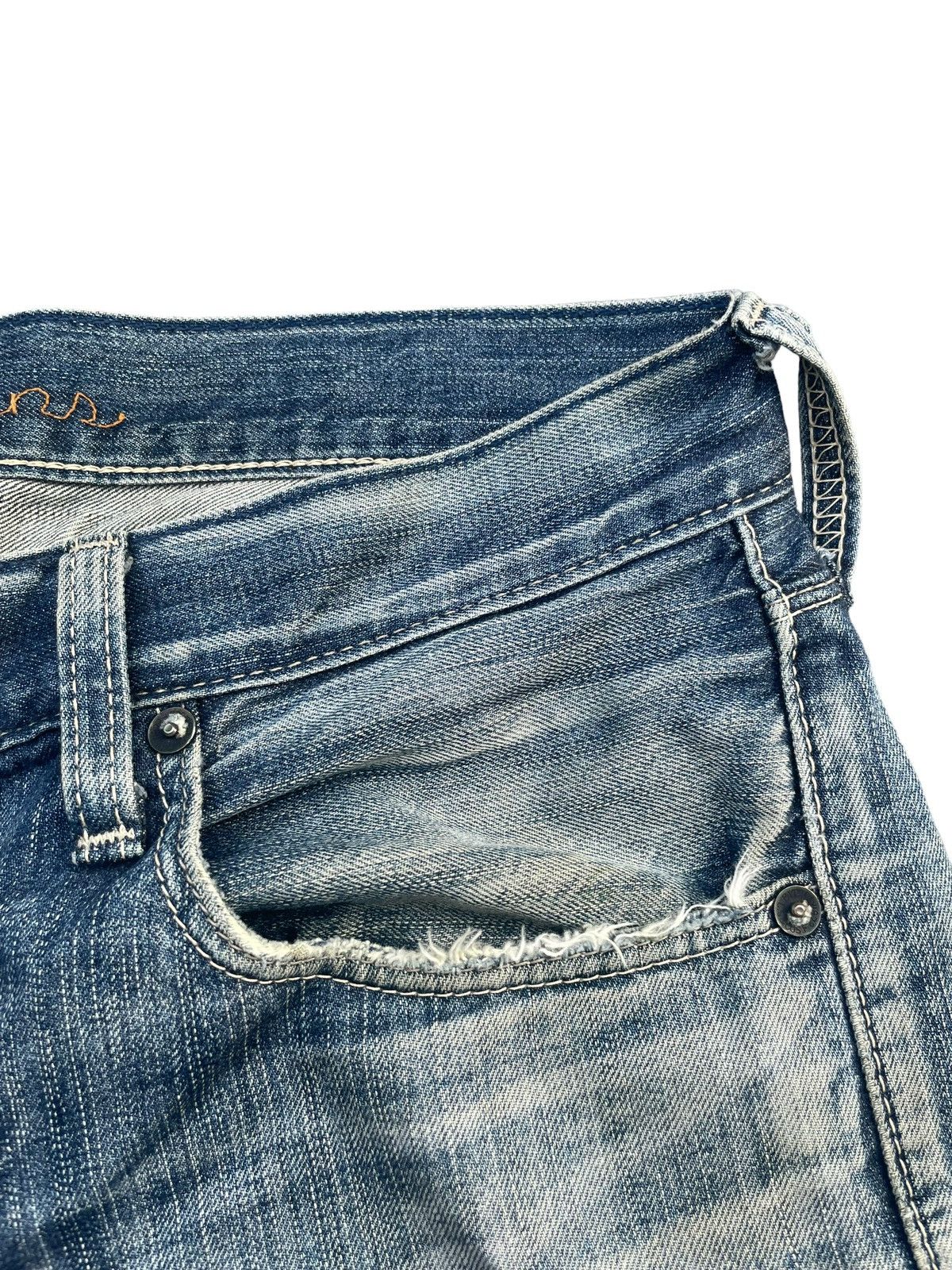 Levi's × Vintage Vintage 2008 Levis Lot 203 Faded & Distresed Size US 35 - 5 Thumbnail
